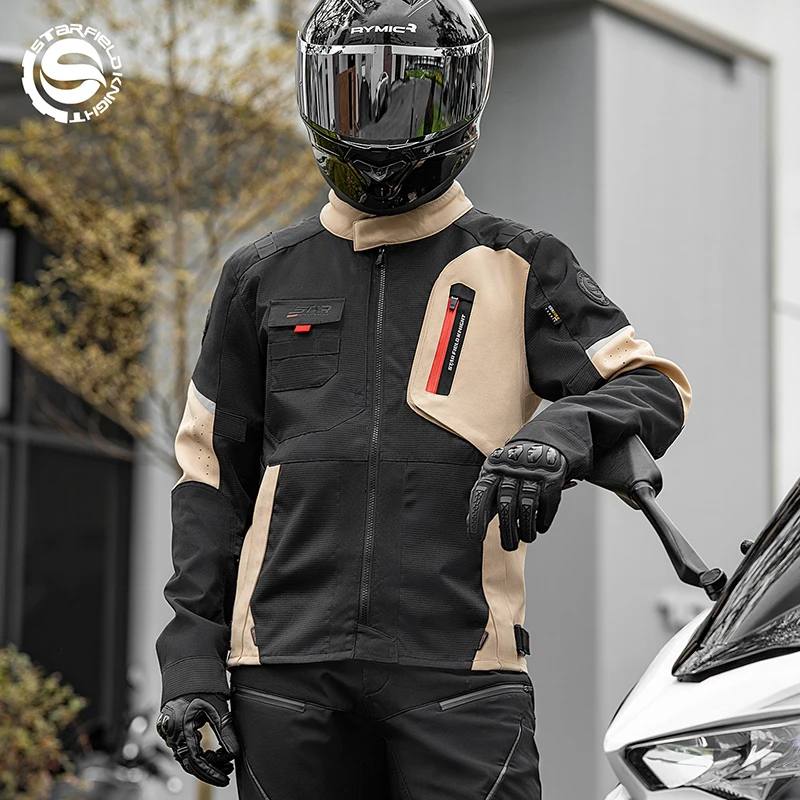 SFK Spring&Summer Motorcycle Jacket Breathable Riding Clothing Detachable Winter Warm Inner Liner CE Body Protection Equipment
SFK Spring&Summer Motorcycle Jacket Breathable Riding Clothing Detachable Winter Warm Inner Liner CE Body Protection Equipment
