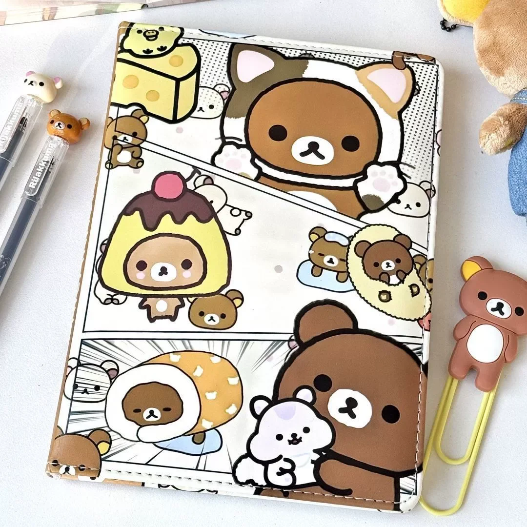 Журнальный блокнот Rilakkuma, новый каваи, Relax Bear a5, переплетная записная книжка, школьный планировщик, блокнот, детские справочники, канцелярские принадлежности, подарок
Журнальный блокнот Rilakkuma, новый каваи, Relax Bear a5, переплетная записная книжка, школьный планировщик, блокнот, детские справочники, канцелярские принадлежности, подарок