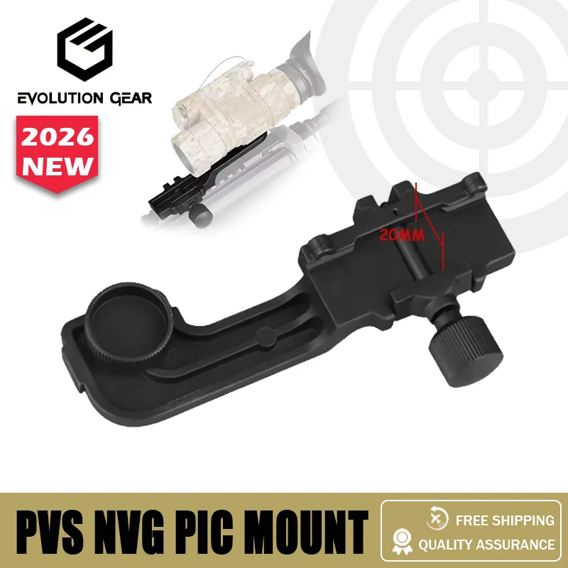 Aluminum NVG Mount With 20mm Picatiny Rail Fit PVS-14 1X20 Night Vision Hunting Scope
Aluminum NVG Mount With 20mm Picatiny Rail Fit PVS-14 1X20 Night Vision Hunting Scope