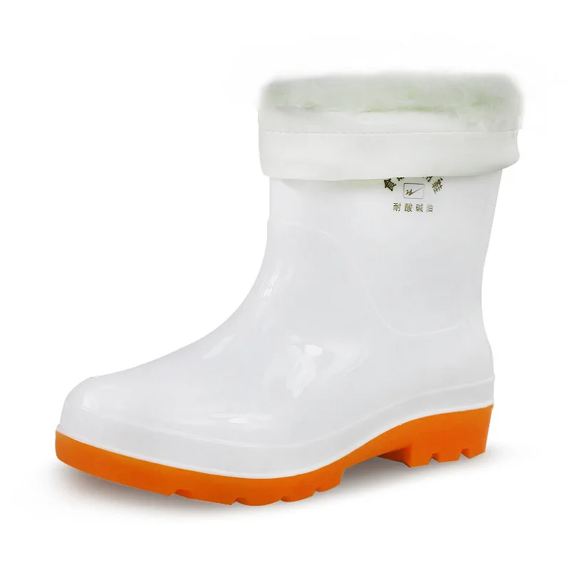 Couples Anti-Slip Bottom White Rain Boots Water Gel Shoe Half Tube Acid And Alkali Resistant Sanitary Boots Food Grade Rain S...
Couples Anti-Slip Bottom White Rain Boots Water Gel Shoe Half Tube Acid And Alkali Resistant Sanitary Boots Food Grade Rain S...