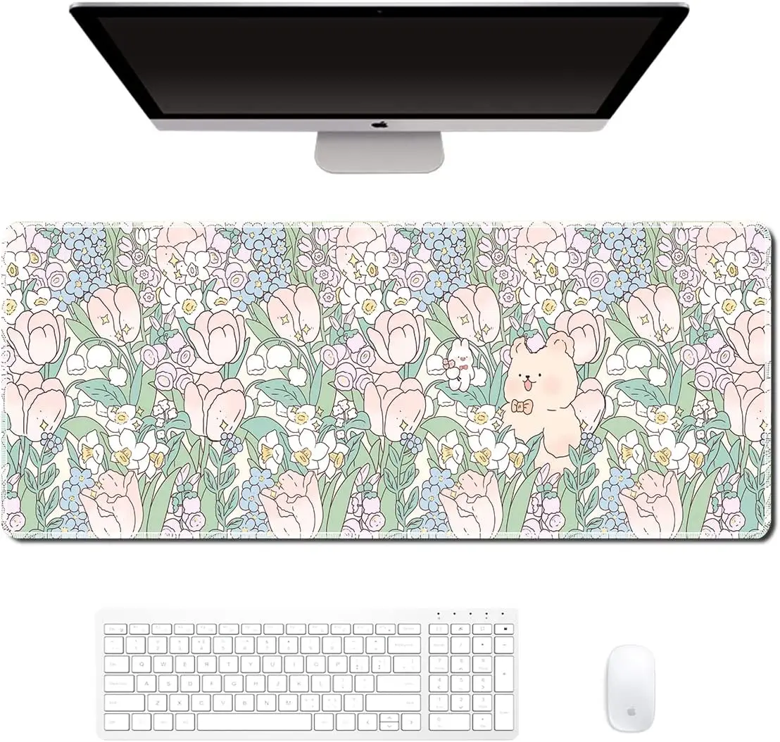 Cute Computer Desk Mat for Keyboard Large Mouse Pad Kawaii Aesthetic Desk Decor Accessories Extended Anime Gaming Non Slip Pad
Cute Computer Desk Mat for Keyboard Large Mouse Pad Kawaii Aesthetic Desk Decor Accessories Extended Anime Gaming Non Slip Pad
