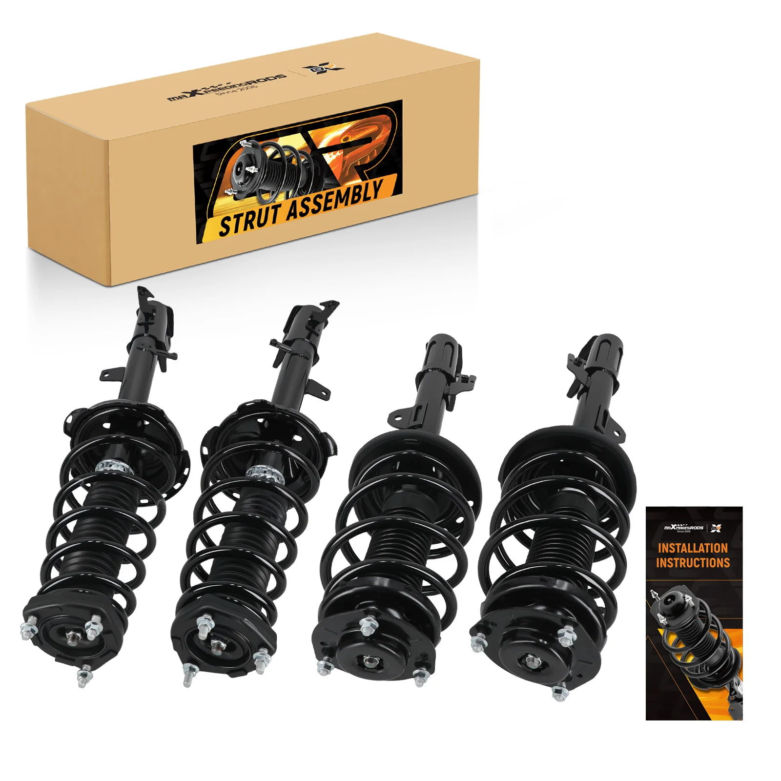 Front Rear Shock Struts w/ Spring Assy For 2008 2009-2013 Toyota Highlander AWD
Front Rear Shock Struts w/ Spring Assy For 2008 2009-2013 Toyota Highlander AWD
