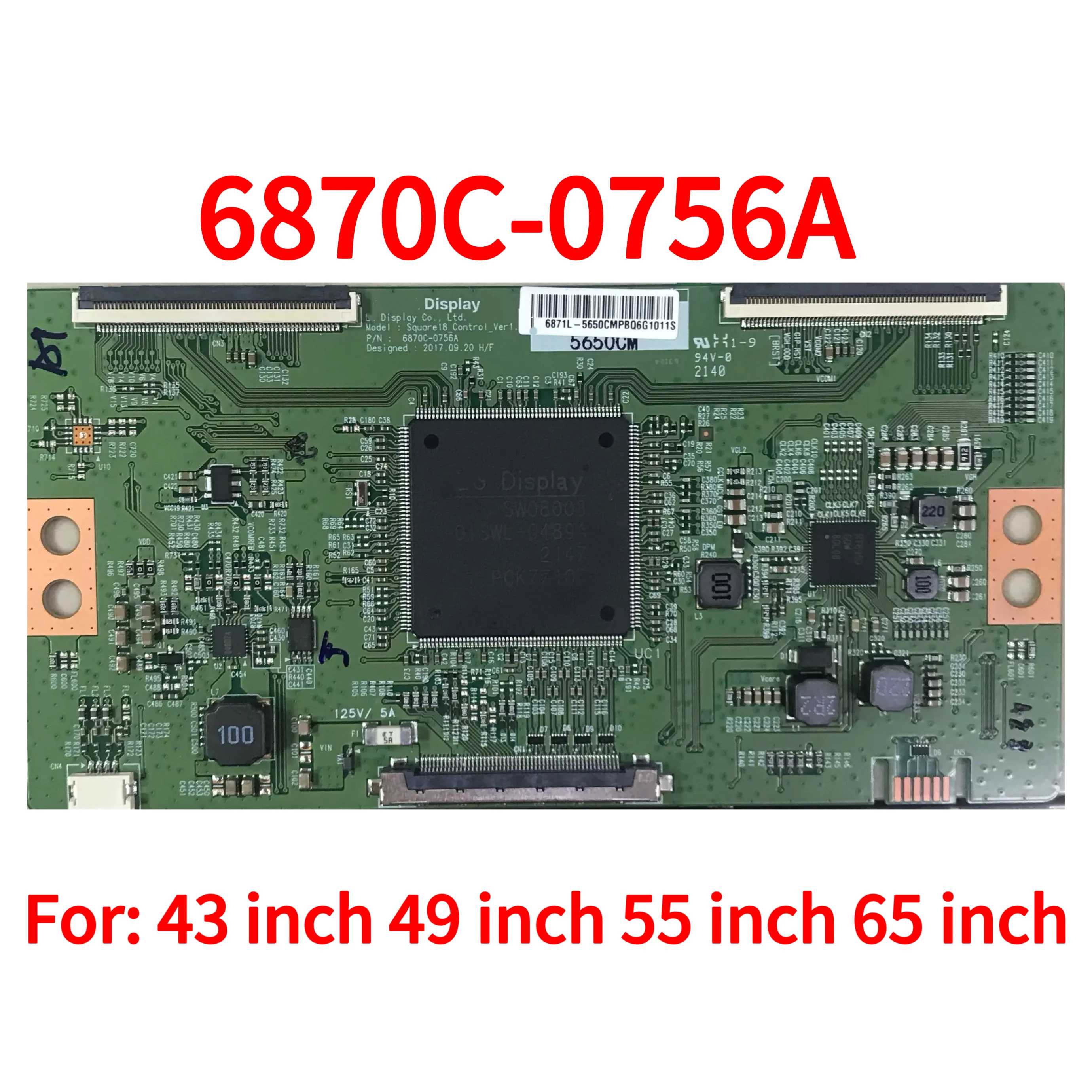 Новая оригинальная материнская плата 4K 6870C-0756A 43 дюйма 49 дюймов 55 дюймов 65 дюймов пятно.
Новая оригинальная материнская плата 4K 6870C-0756A 43 дюйма 49 дюймов 55 дюймов 65 дюймов пятно.