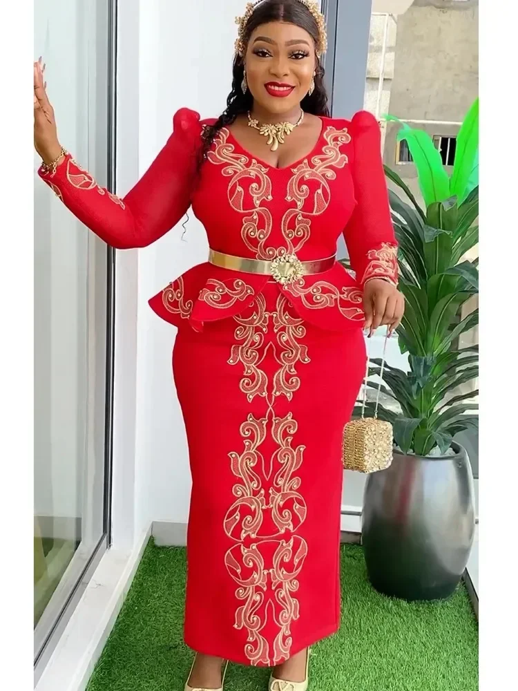 Elegant African Dresses for Women 2025 New Africa Clothing Plus Size Turkey Wedding Party Long Dress Dashiki Ankara Outfits Robe
Elegant African Dresses for Women 2025 New Africa Clothing Plus Size Turkey Wedding Party Long Dress Dashiki Ankara Outfits Robe