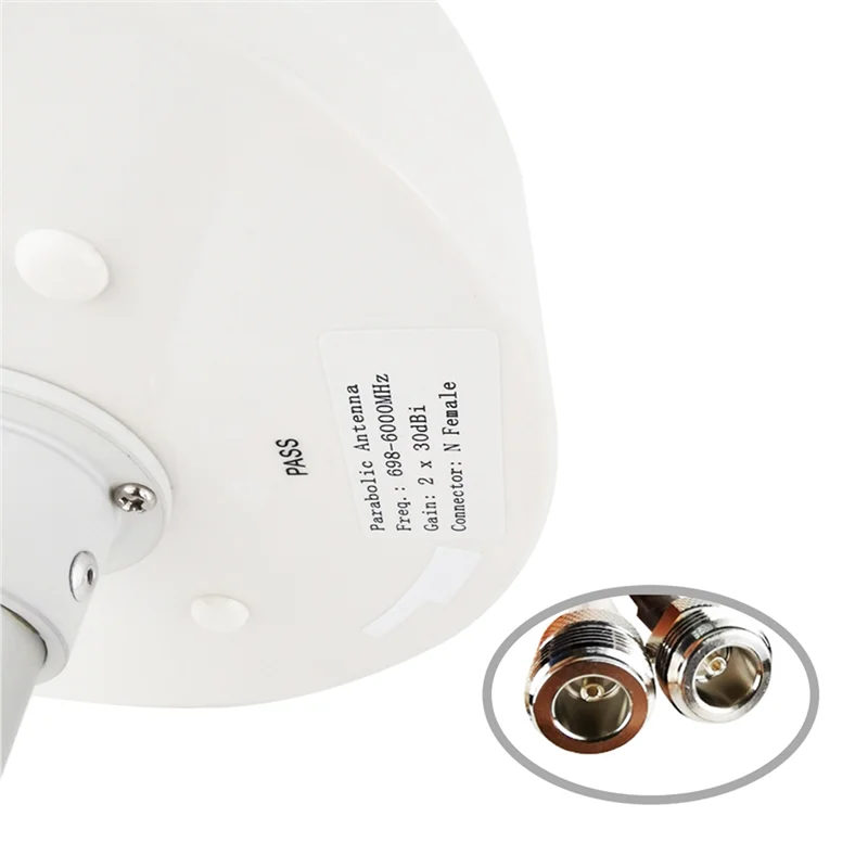 【Today-Only!】5G Revolution Outdoor Antenna Feed 698-6000MHz 4G 5G Antenna Grid for Phone Radio TV Mesh Parabolic Antennas 
【Today-Only!】5G Revolution Outdoor Antenna Feed 698-6000MHz 4G 5G Antenna Grid for Phone Radio TV Mesh Parabolic Antennas