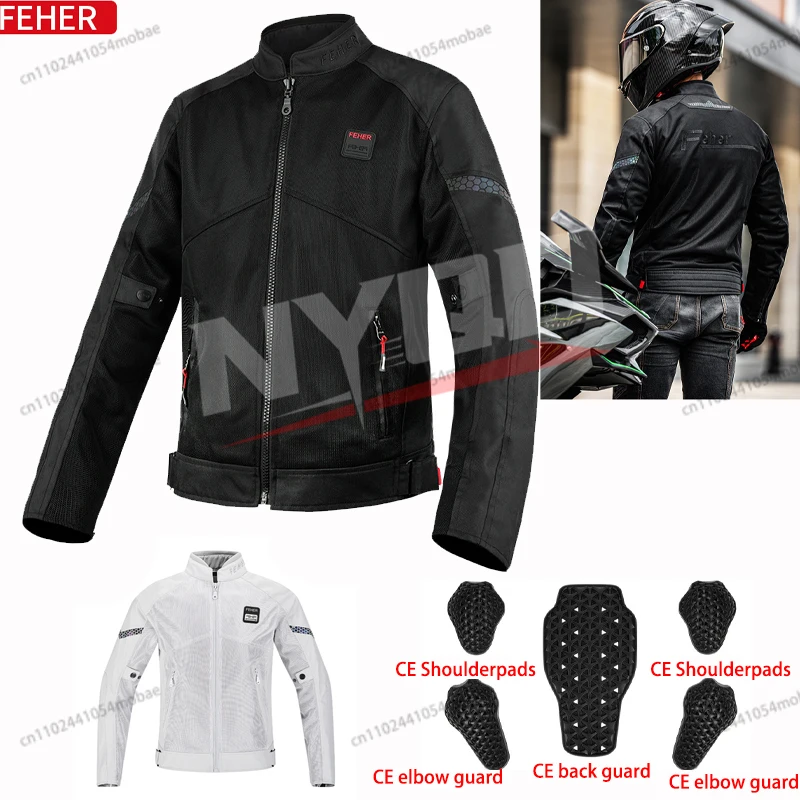 Summer Motorcycle Riding Jacket Mesh Breathable Removable CE Protective Gear Moto Jacket Outdoor Racing Anti-fall Clothing
Summer Motorcycle Riding Jacket Mesh Breathable Removable CE Protective Gear Moto Jacket Outdoor Racing Anti-fall Clothing