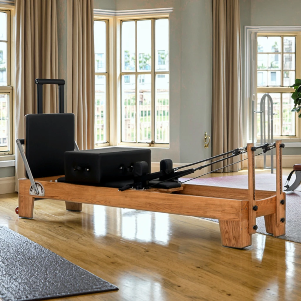 Customizable Classic Oak Wood Folding Pilates Reformer Machine Portable for Private Family Studio Use with Personalized Logo
Customizable Classic Oak Wood Folding Pilates Reformer Machine Portable for Private Family Studio Use with Personalized Logo