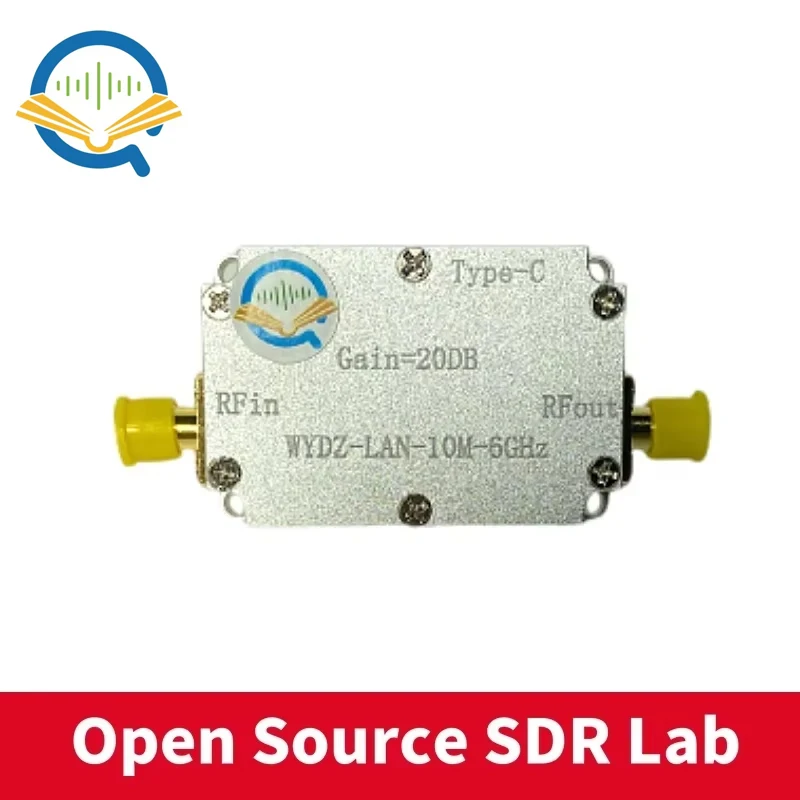 High Flatness 20DB Gain TYPE-C LAN RF Signal Amplifier 10Mhz-6GHz for HAM SDR Software & FM Radio Electronic Components
High Flatness 20DB Gain TYPE-C LAN RF Signal Amplifier 10Mhz-6GHz for HAM SDR Software & FM Radio Electronic Components