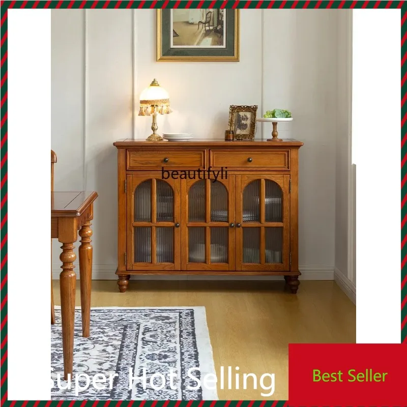 M71 American solid wood dining side cabinet, multi-functional household simple small size side cabinet storage storage cabinet
M71 American solid wood dining side cabinet, multi-functional household simple small size side cabinet storage storage cabinet