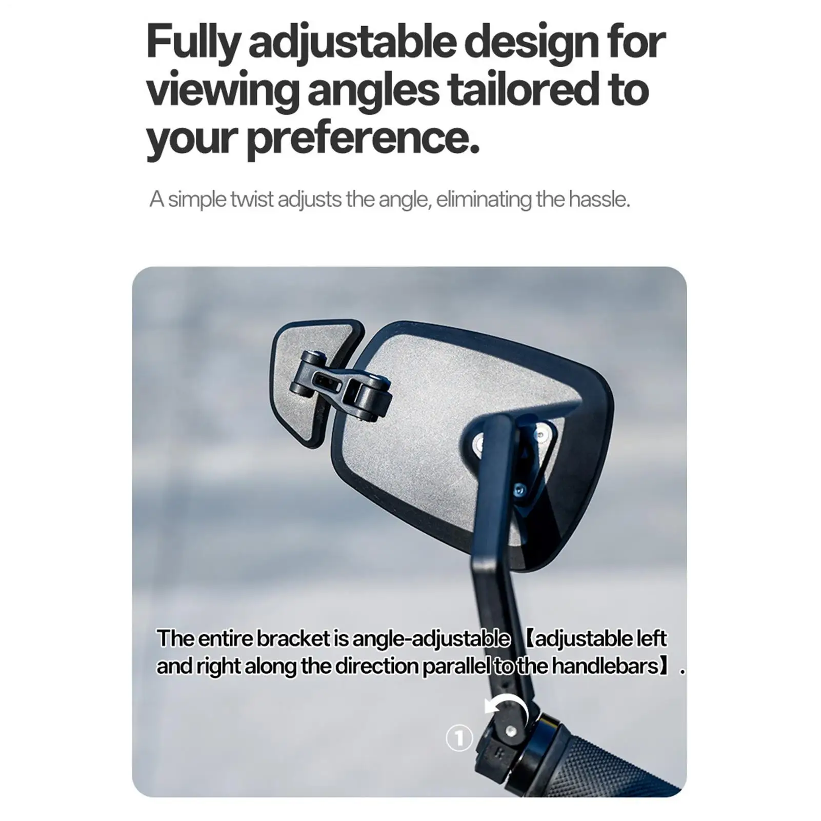 Bike Rear View Mirror Rotatable Rearview For Handlebar Bike Rearview Mirror For Motorcycle Scooter Hiking Mountain Road
Bike Rear View Mirror Rotatable Rearview For Handlebar Bike Rearview Mirror For Motorcycle Scooter Hiking Mountain Road