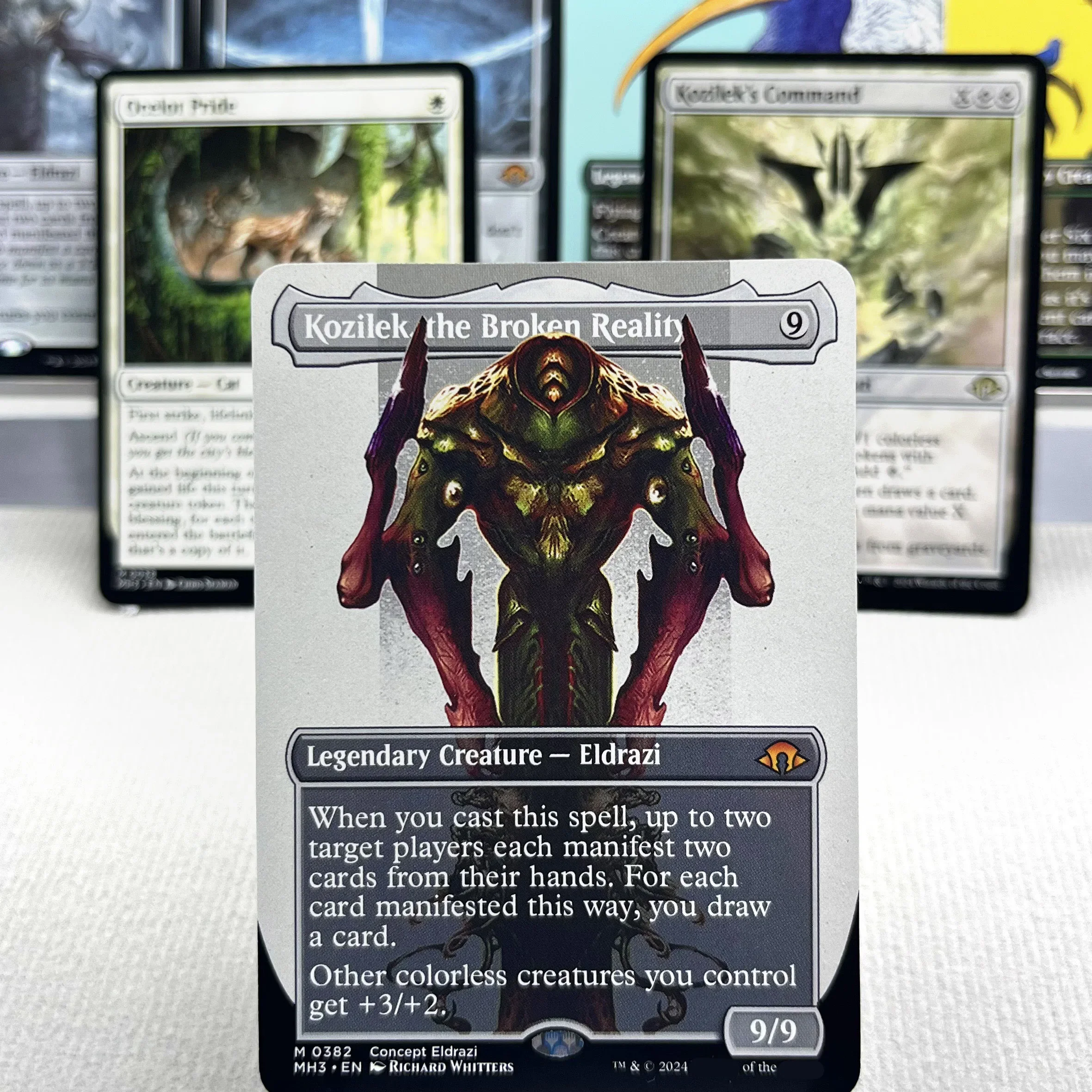 MH3 HOLO8-Ⅰ01 Tcg cards magical Black Core Kozilek, the Broken Reality Ugin's Binding Ugin's Labyrinth Ocelot Pride gather
MH3 HOLO8-Ⅰ01 Tcg cards magical Black Core Kozilek, the Broken Reality Ugin's Binding Ugin's Labyrinth Ocelot Pride gather