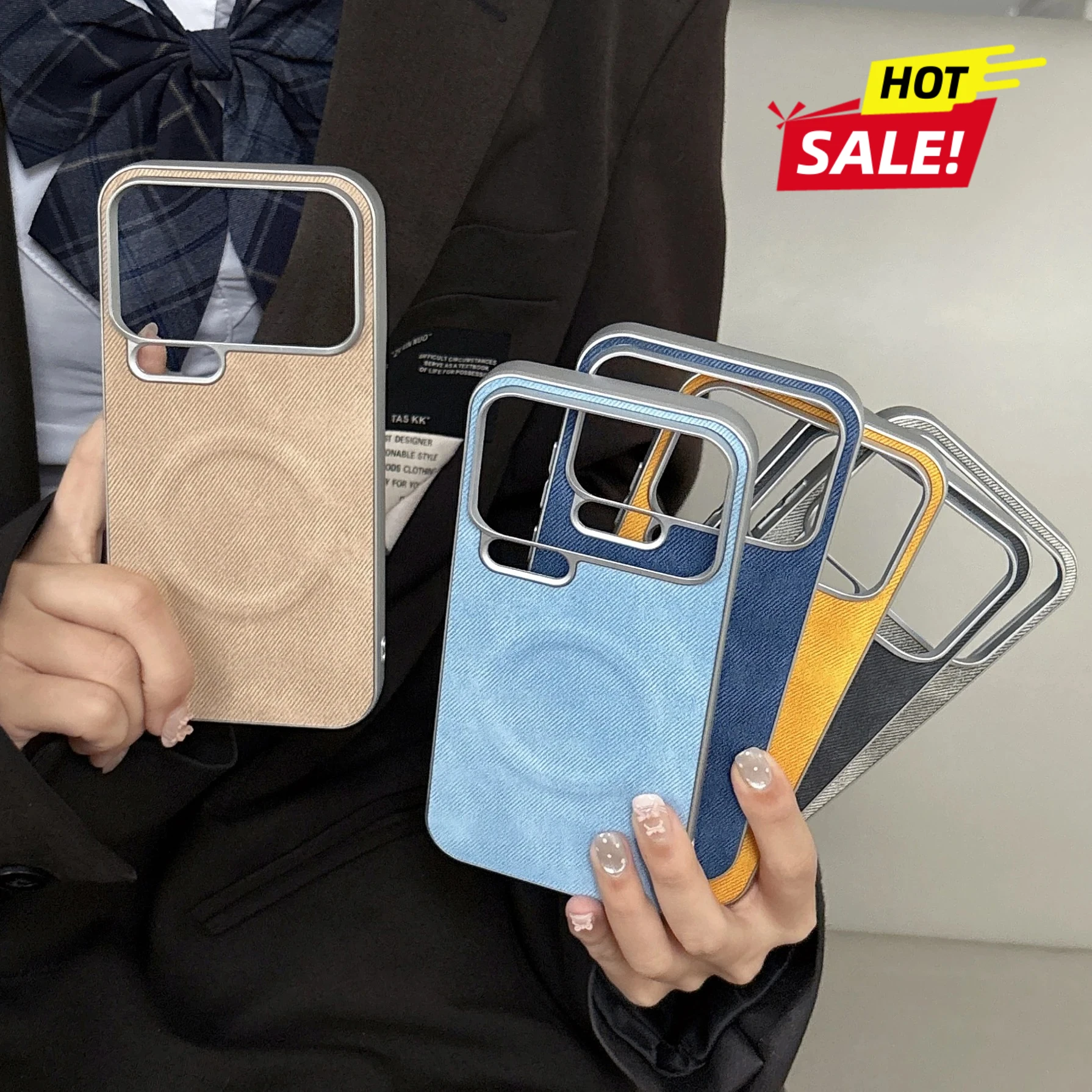 For Xiaomi 17 pro max case luxurious plated denim leather built-in magnetic suction PC cover For Xiaomi 17 pro max bumper Funda
For Xiaomi 17 pro max case luxurious plated denim leather built-in magnetic suction PC cover For Xiaomi 17 pro max bumper Funda