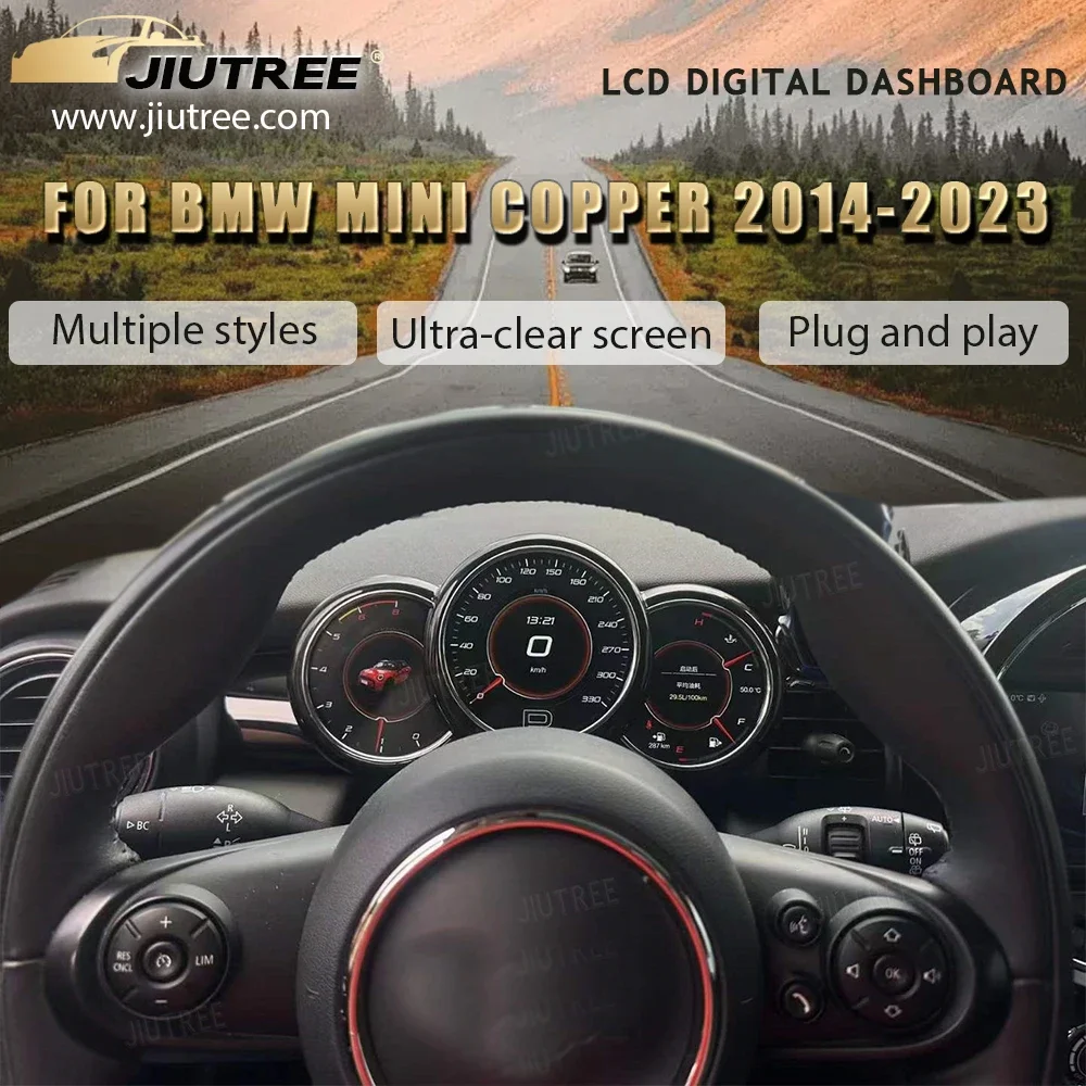 Цифровой тахометр, приборная панель для BMW Mini Cooper 2004-2023 R56 R55 R57 F55 F56 F57, панель приборной панели, спидометр
Цифровой тахометр, приборная панель для BMW Mini Cooper 2004-2023 R56 R55 R57 F55 F56 F57, панель приборной панели, спидометр