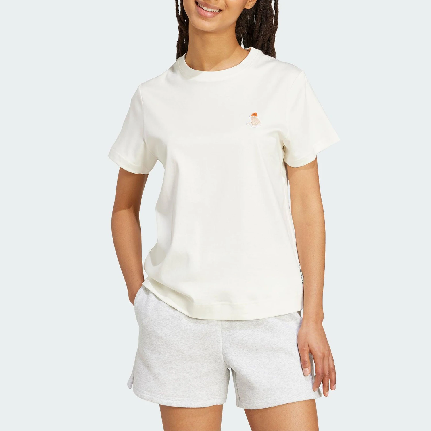 Adidas genuine Summer Women's Classic Minimalist Training Sports Short Sleeve T-Shirt JV8515
Adidas genuine Summer Women's Classic Minimalist Training Sports Short Sleeve T-Shirt JV8515