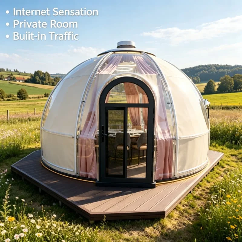 3-8m Transparent Polycarbonate Spherical House Outdoor Camping Starry Sky Room Hotel Bubble House Manufacturer Wholesale
3-8m Transparent Polycarbonate Spherical House Outdoor Camping Starry Sky Room Hotel Bubble House Manufacturer Wholesale