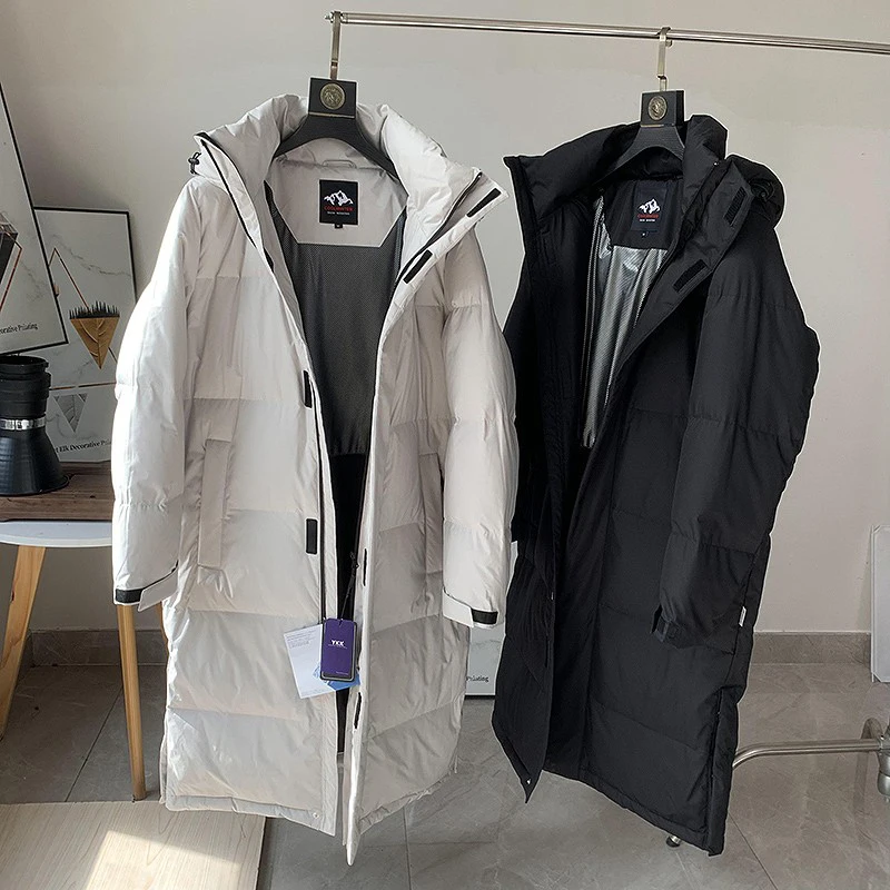 Peak 800FP 90% White Goose down Winter Men's Thick Warm Hooded Mid-Length Puffer Jacket Heat Reflective Street Style Waterproof
Peak 800FP 90% White Goose down Winter Men's Thick Warm Hooded Mid-Length Puffer Jacket Heat Reflective Street Style Waterproof