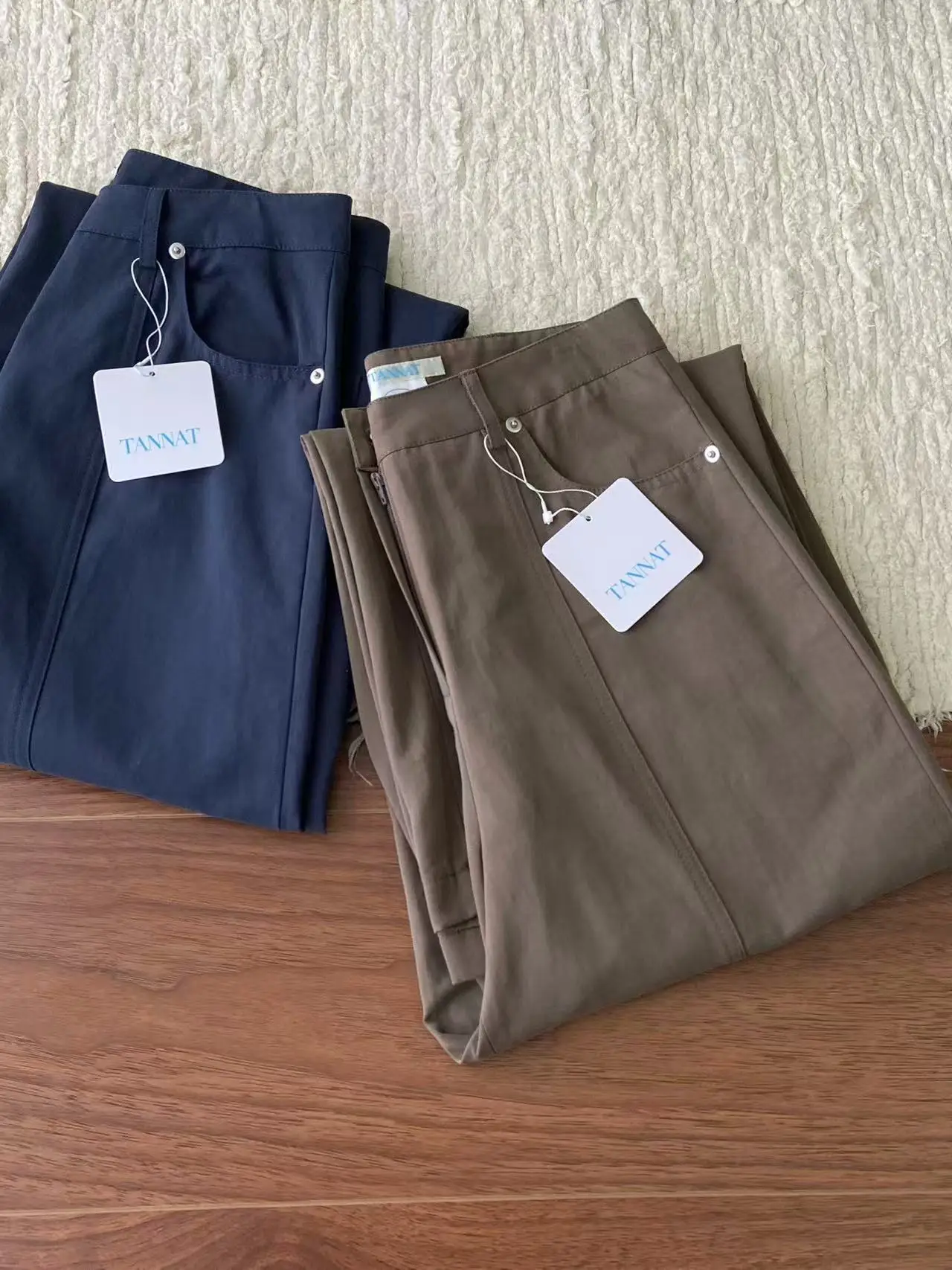 Slim Straight Leg Pants Pear Shape 500tanat Narrow Version Casual Cotton Blend Ladies Trousers Natural Waist Button Closure
Slim Straight Leg Pants Pear Shape 500tanat Narrow Version Casual Cotton Blend Ladies Trousers Natural Waist Button Closure