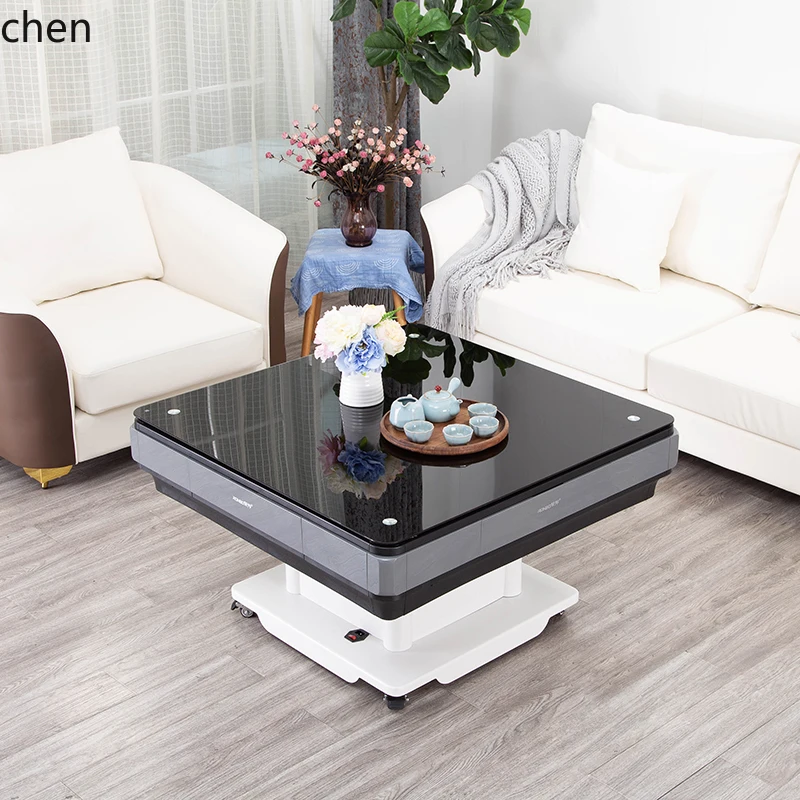 HTT modern living room sofa coffee table mahjong machine automatic electric intelligent lifting tatami ultra-thin
HTT modern living room sofa coffee table mahjong machine automatic electric intelligent lifting tatami ultra-thin