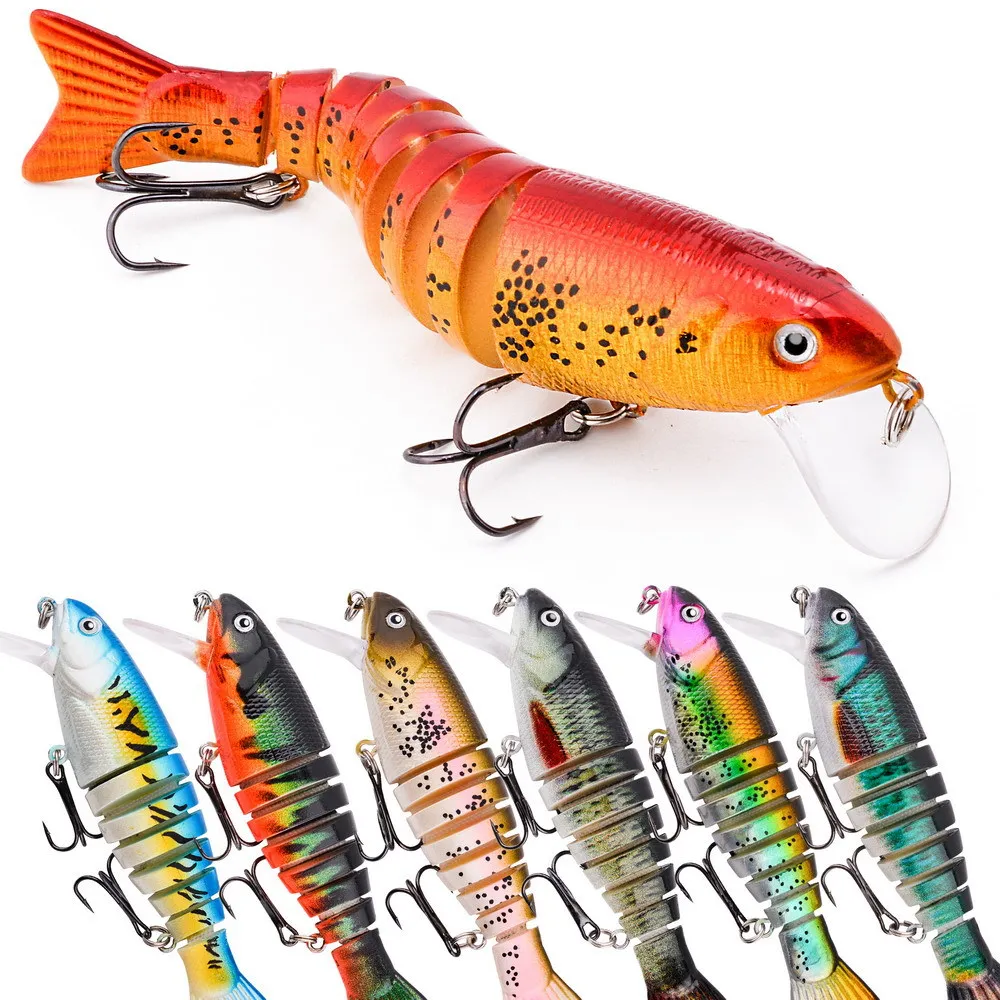 Hot 8 Section Multi Jointed Swimbait 15g Set Wholesale Plastic Hard Lures Long Cast Sinking Lifelike Bass Perch Fishing Tackles
Hot 8 Section Multi Jointed Swimbait 15g Set Wholesale Plastic Hard Lures Long Cast Sinking Lifelike Bass Perch Fishing Tackles