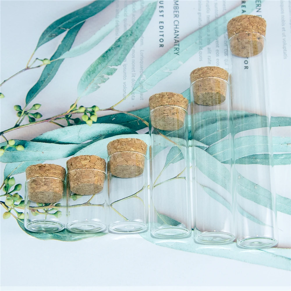 50Pcs Refillable Test Tube Vials Customized Wedding Gifts Jars Empty Glass Bottles Ornaments Crafts Cosmetic Container
50Pcs Refillable Test Tube Vials Customized Wedding Gifts Jars Empty Glass Bottles Ornaments Crafts Cosmetic Container