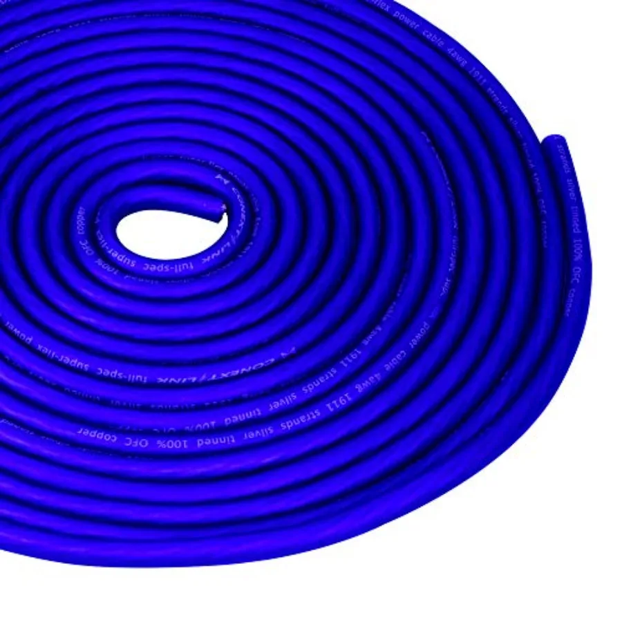 25 Feet GA Full Gauge Battery Power Cable Ground Wire OFC Copper
25 Feet GA Full Gauge Battery Power Cable Ground Wire OFC Copper