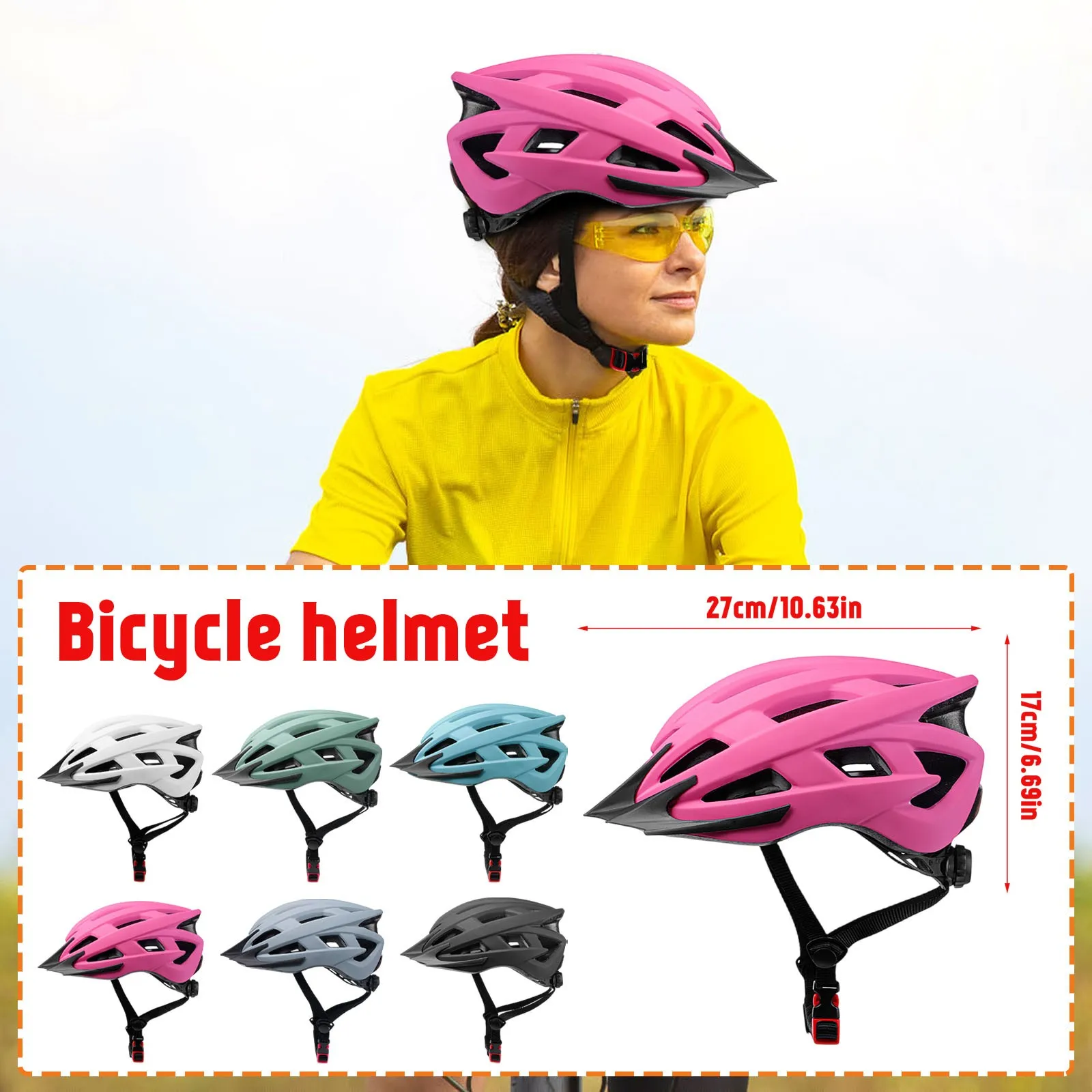 Unisex Ultralight Bicycle Helmet Adjustable Ventilated for Adults Men Women Cycling Mountain Road Bike Safety Protection Gear
Unisex Ultralight Bicycle Helmet Adjustable Ventilated for Adults Men Women Cycling Mountain Road Bike Safety Protection Gear