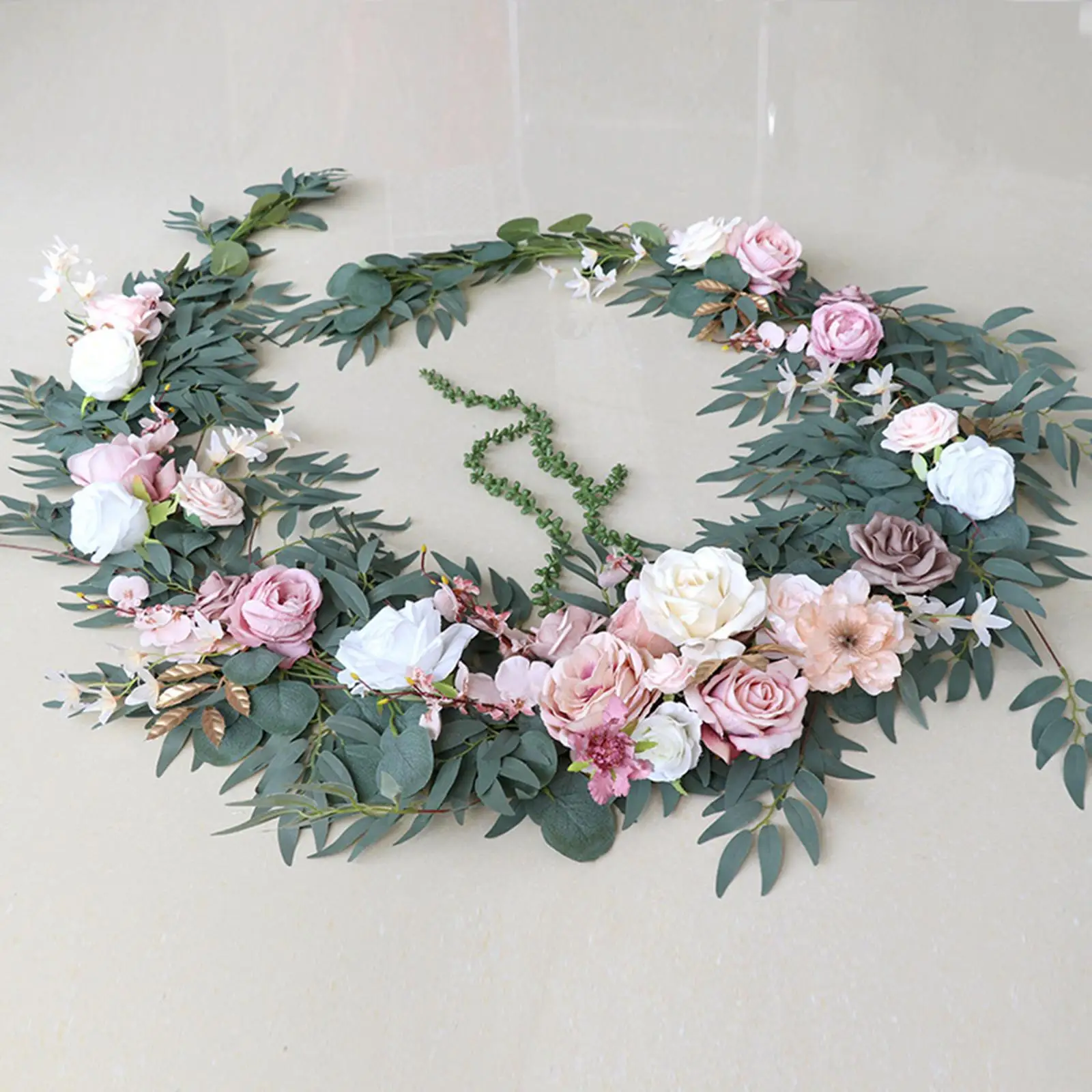 270cm Artificial Floral Swag Decorations for Welcome Sign Reception Backdrop
270cm Artificial Floral Swag Decorations for Welcome Sign Reception Backdrop