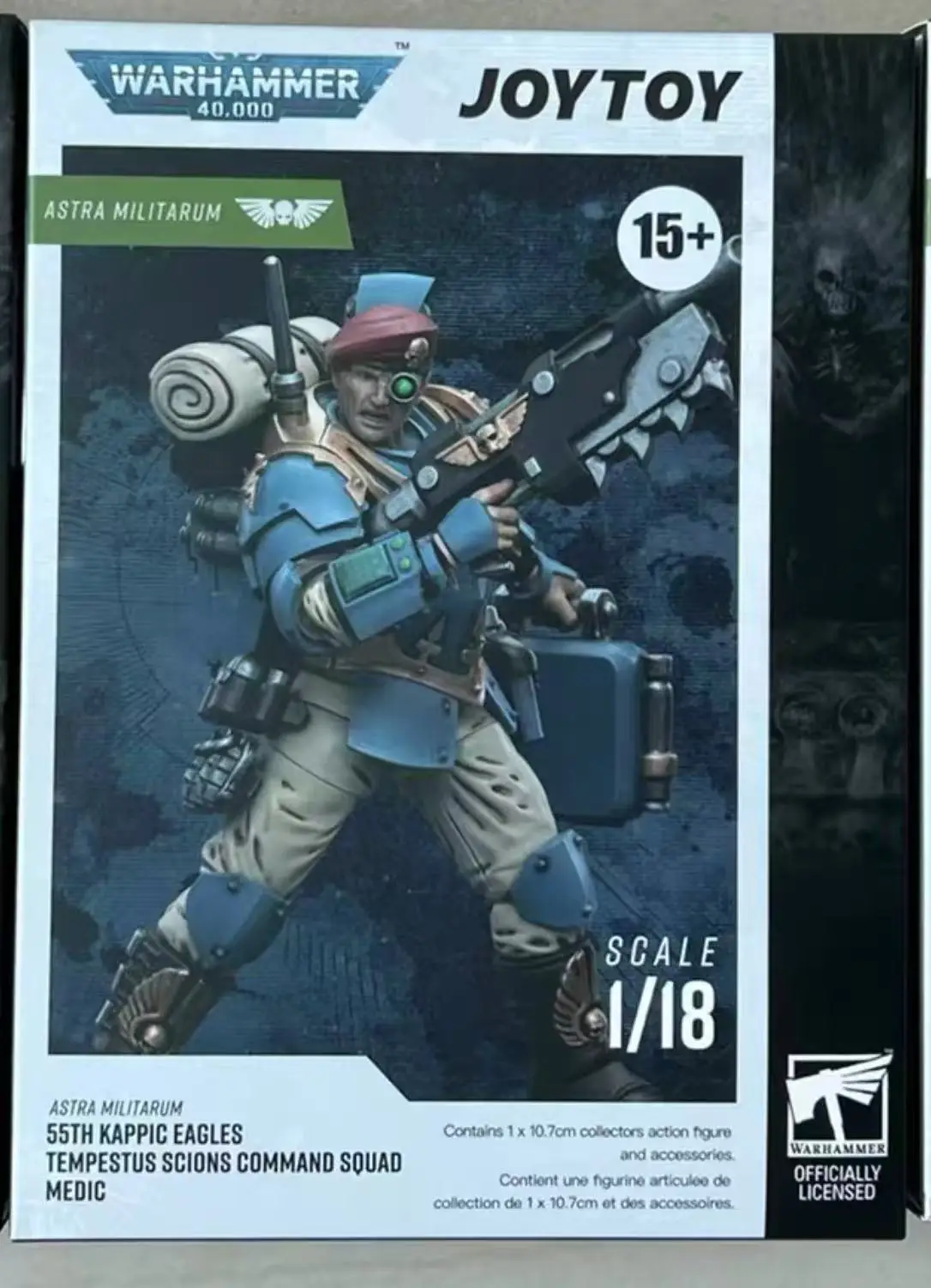 【JOYTOY】1/18 Action Figure Warhammer 40K Astra Militarum Tempestus Scions Command Squad 55th Kappic Eagles Medic Model
【JOYTOY】1/18 Action Figure Warhammer 40K Astra Militarum Tempestus Scions Command Squad 55th Kappic Eagles Medic Model
