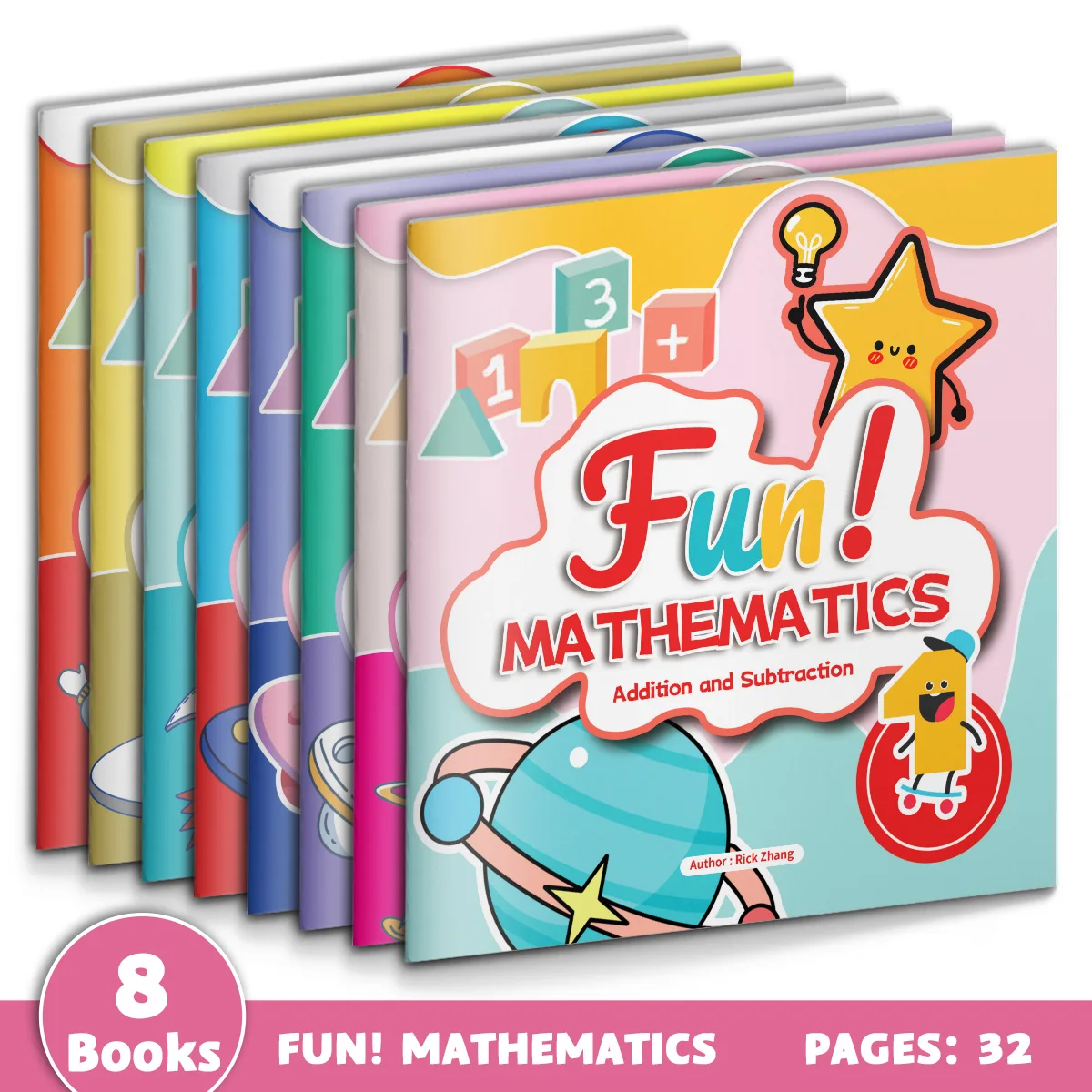 Весело! Набор математических тетрадей для детей – Учебные пособия по сложению и вычитанию
Весело! Набор математических тетрадей для детей – Учебные пособия по сложению и вычитанию