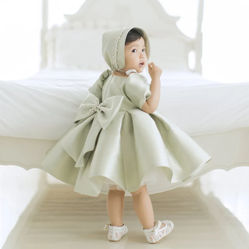 Baby Kids Princess Satin Bow Flower Girl Dress Children First Communion Dress Ball Gown Wedding Party Dress Birthday
Baby Kids Princess Satin Bow Flower Girl Dress Children First Communion Dress Ball Gown Wedding Party Dress Birthday