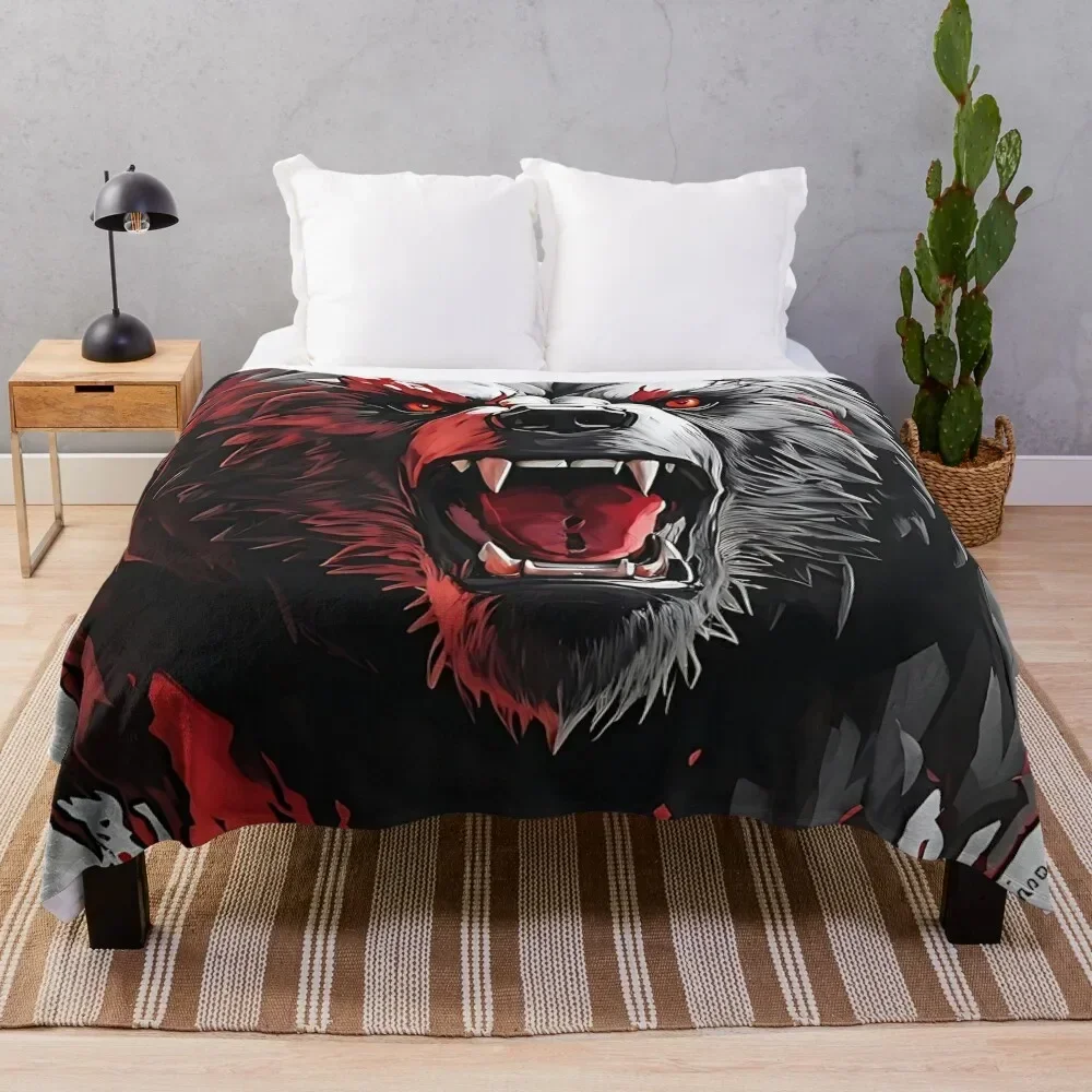 Savage Black Bear Throw Blanket Warm Comfortable Blanket for Office Napping
Savage Black Bear Throw Blanket Warm Comfortable Blanket for Office Napping