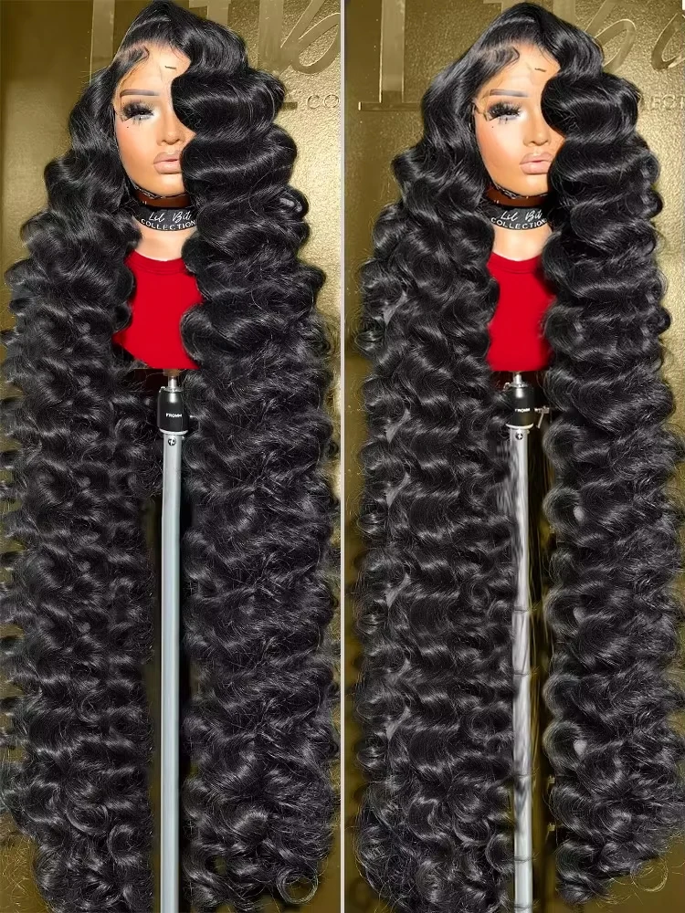 Loose Deep Wave 13x6 HD Transparent Lace Frontal Human Hair Wig 40Inch Curly Wigs 13x4 360 Human Hair Lace Front Wig 250 Density
Loose Deep Wave 13x6 HD Transparent Lace Frontal Human Hair Wig 40Inch Curly Wigs 13x4 360 Human Hair Lace Front Wig 250 Density
