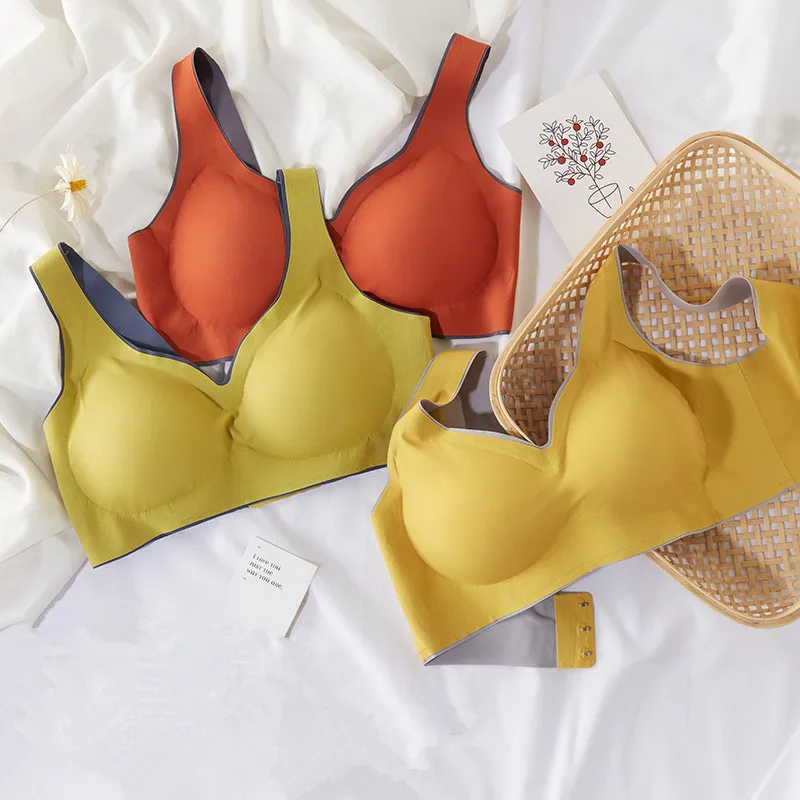 Row Buckle Latex Seamless Small Breasts Push up Women's Underwear Sleep Sports Vest Bra
Row Buckle Latex Seamless Small Breasts Push up Women's Underwear Sleep Sports Vest Bra