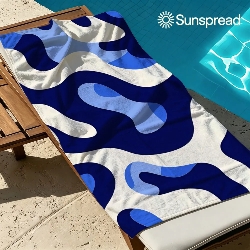 Blue Curved Camouflage Quick Drying Bath Towel Microfiber beach towel light weight swimming camping yoga beach out
Blue Curved Camouflage Quick Drying Bath Towel Microfiber beach towel light weight swimming camping yoga beach out