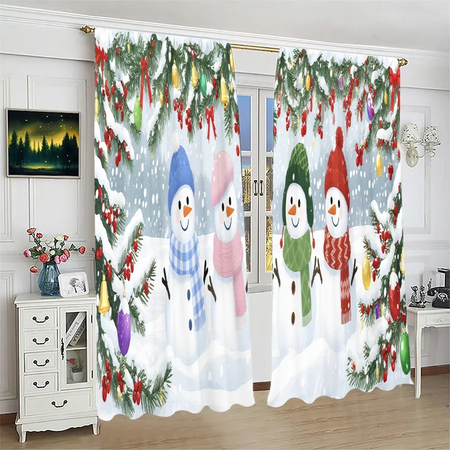 Рождественские шторы с принтом снеговика, шторы для сумок на шесте, рождественские украшения, повседневные украшения для дома, украшения для комнаты
Рождественские шторы с принтом снеговика, шторы для сумок на шесте, рождественские украшения, повседневные украшения для дома, украшения для комнаты