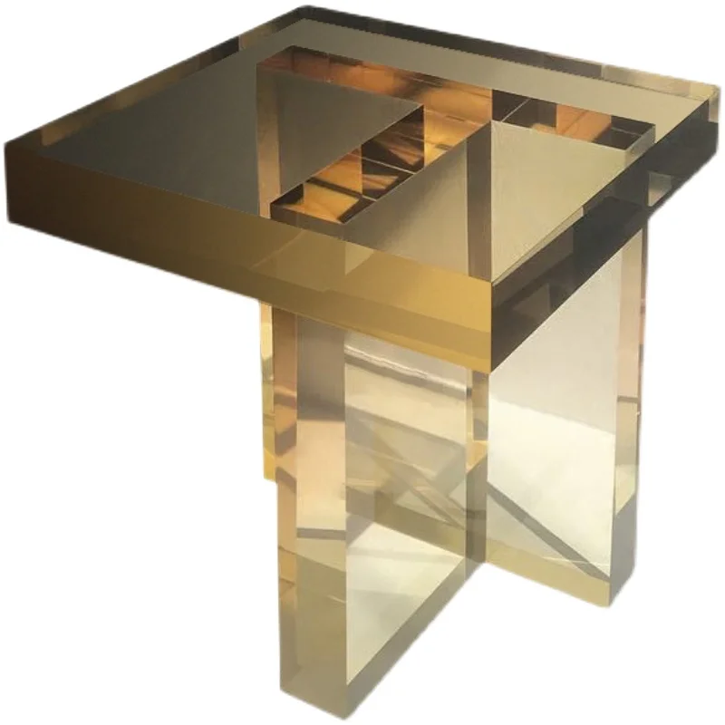 Nordic gold gradual change small side a few light luxury modern sample room villa reception acrylic simple square corner table
Nordic gold gradual change small side a few light luxury modern sample room villa reception acrylic simple square corner table