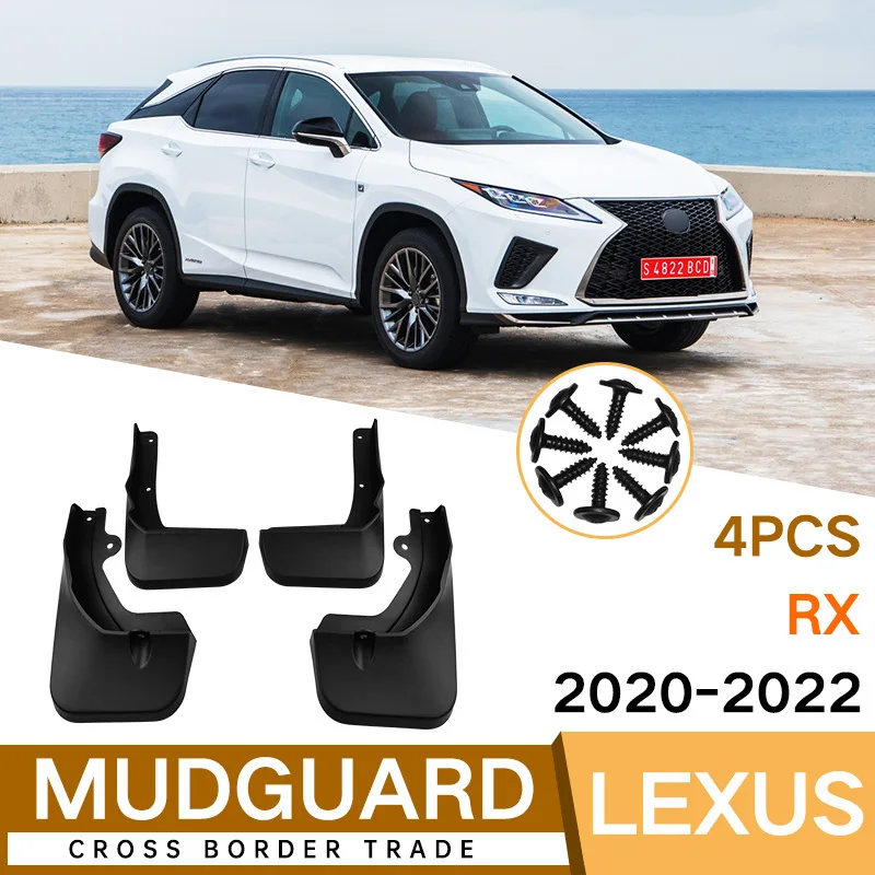 For Lexus RX 2020-2022 Front Rear Mud Flaps Mudguards Splash Guards ABS Plastic Body Kit Accessories
For Lexus RX 2020-2022 Front Rear Mud Flaps Mudguards Splash Guards ABS Plastic Body Kit Accessories