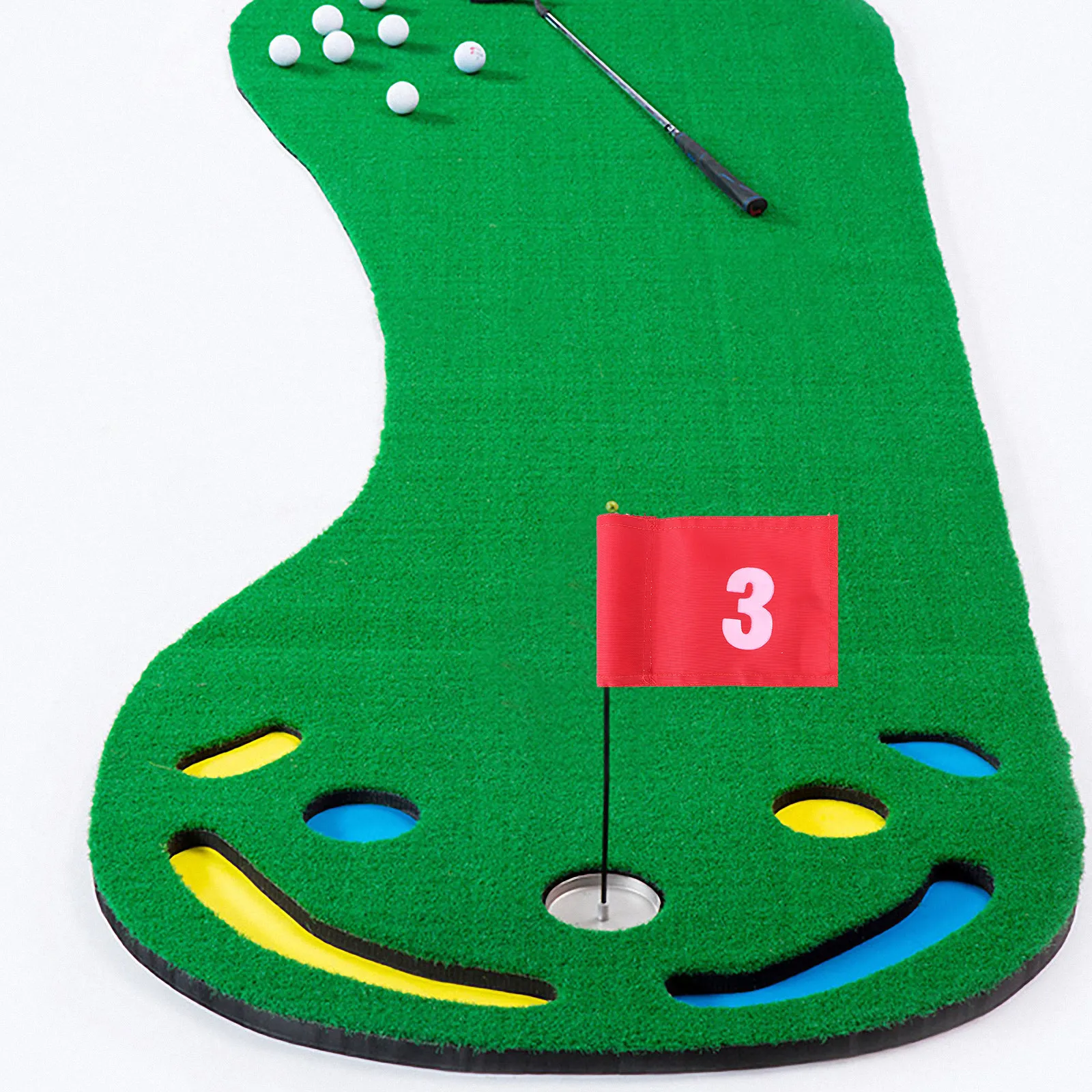 Numbered Putting Premium Nylon Training Marker Golf Practice Flag for Yard Golfer Accessories Number 3
Numbered Putting Premium Nylon Training Marker Golf Practice Flag for Yard Golfer Accessories Number 3