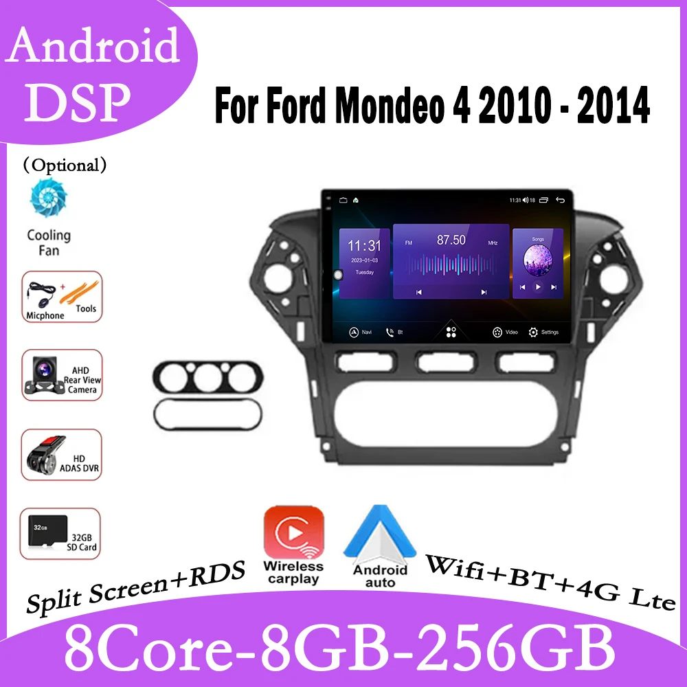 Android 14 For Ford Mondeo 4 2010 - 2014 Car Radio Multimedia Video Player CarplayNavigation GPS
Android 14 For Ford Mondeo 4 2010 - 2014 Car Radio Multimedia Video Player CarplayNavigation GPS