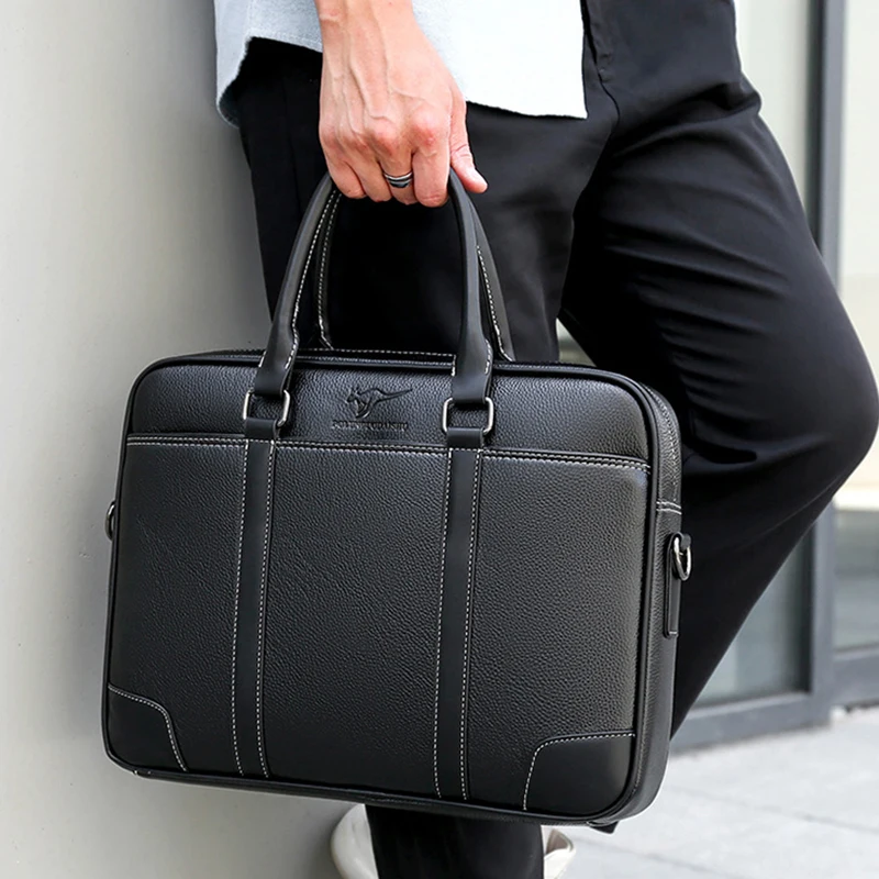 Men Business Briefcase Large Capacity PU leather Handbags on business Single Shoulder Bag Formal Male Black Brown Crossbody Bag
Men Business Briefcase Large Capacity PU leather Handbags on business Single Shoulder Bag Formal Male Black Brown Crossbody Bag