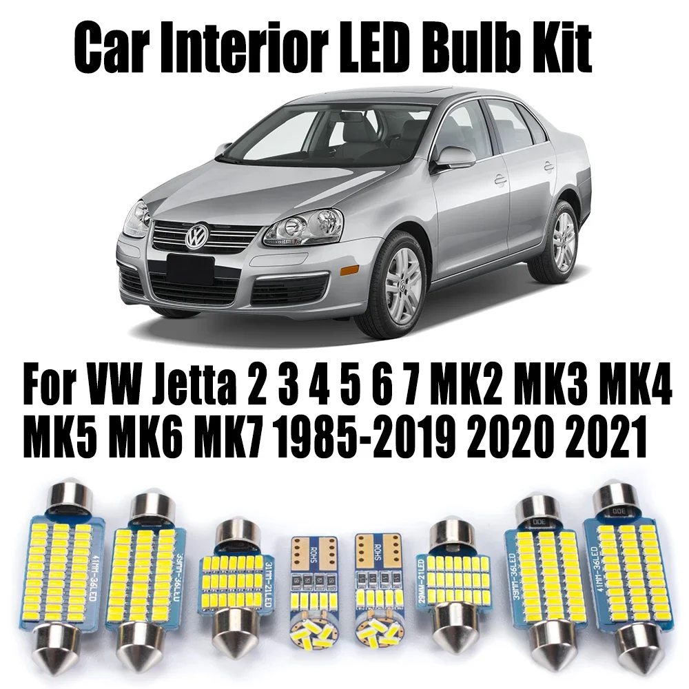 Комплект автомобильных ламп Canbus для VW Jetta 2 3 4 5 6 7 MK2 MK3 MK4 MK5 MK6 MK7 1985- 2020 2021 Светодиодный внутренний светильник для чтения карт купольный багажник
Комплект автомобильных ламп Canbus для VW Jetta 2 3 4 5 6 7 MK2 MK3 MK4 MK5 MK6 MK7 1985- 2020 2021 Светодиодный внутренний светильник для чтения карт купольный багажник