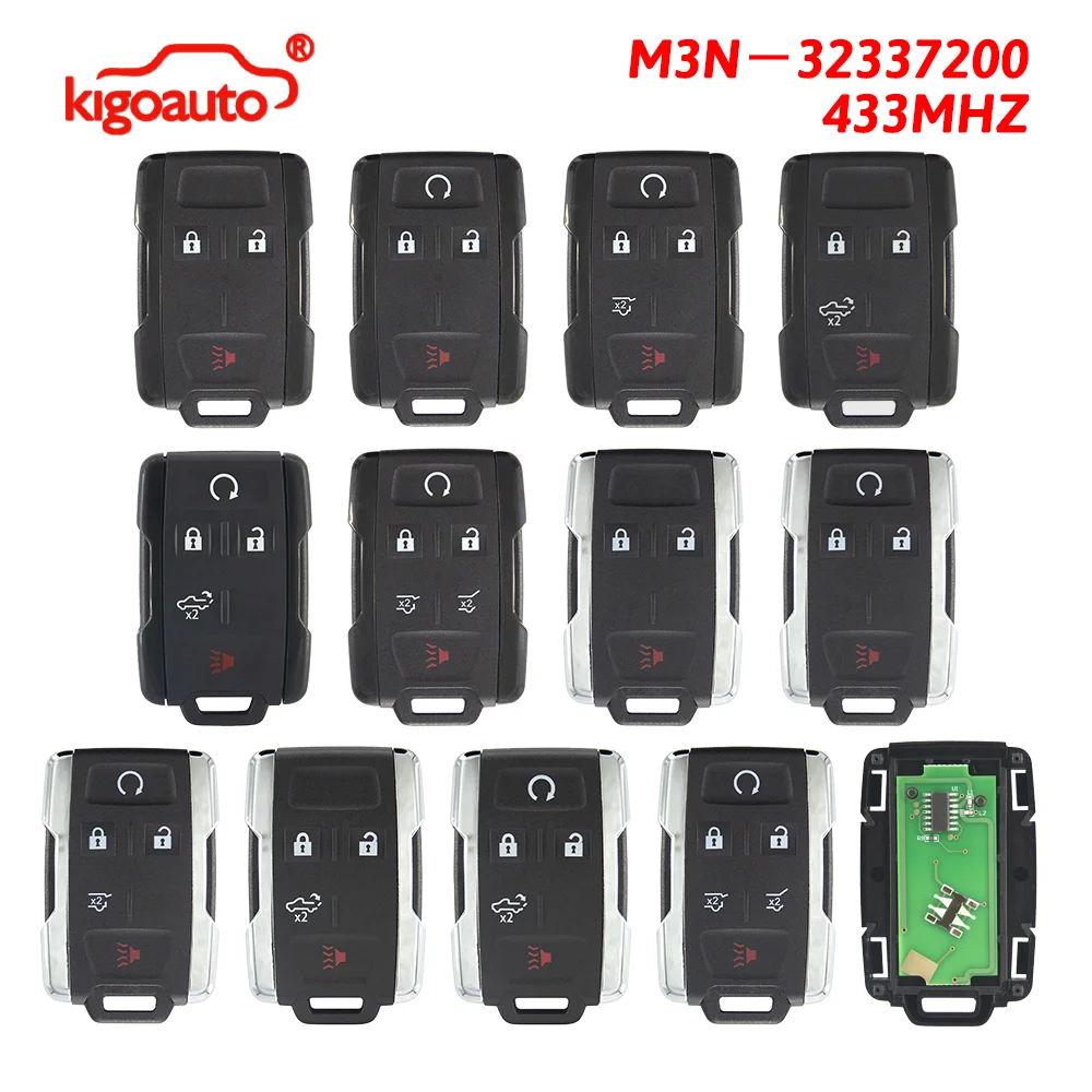 kigoauto FCC M3N-32337200 Keyless Entry Remote Control Car Key Fob 433mhz for Chevrolet Silverado GMC Sierra
kigoauto FCC M3N-32337200 Keyless Entry Remote Control Car Key Fob 433mhz for Chevrolet Silverado GMC Sierra