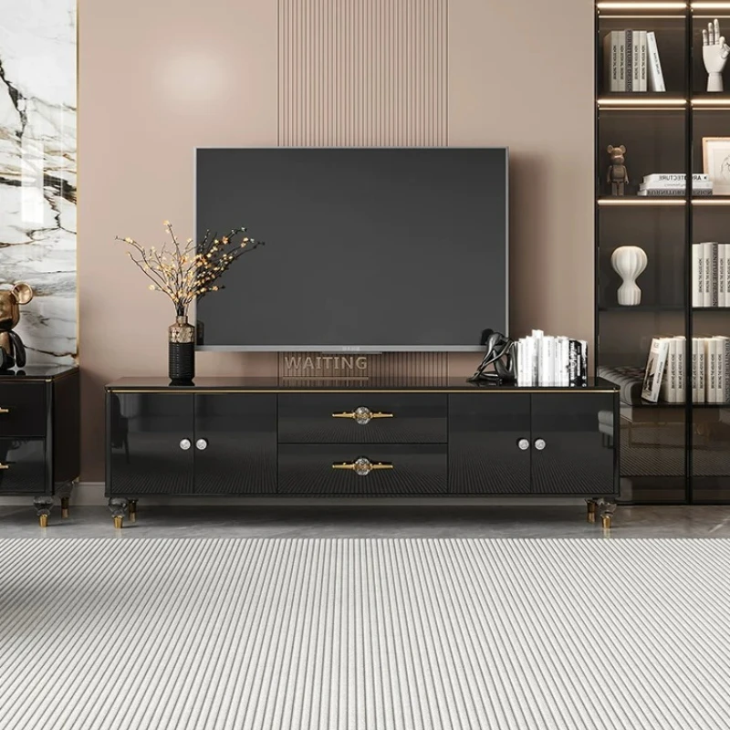#Italian light luxury living roomTV cabinet coffee table modern simple black high end storage locker tv stand cabinets furniture
#Italian light luxury living roomTV cabinet coffee table modern simple black high end storage locker tv stand cabinets furniture