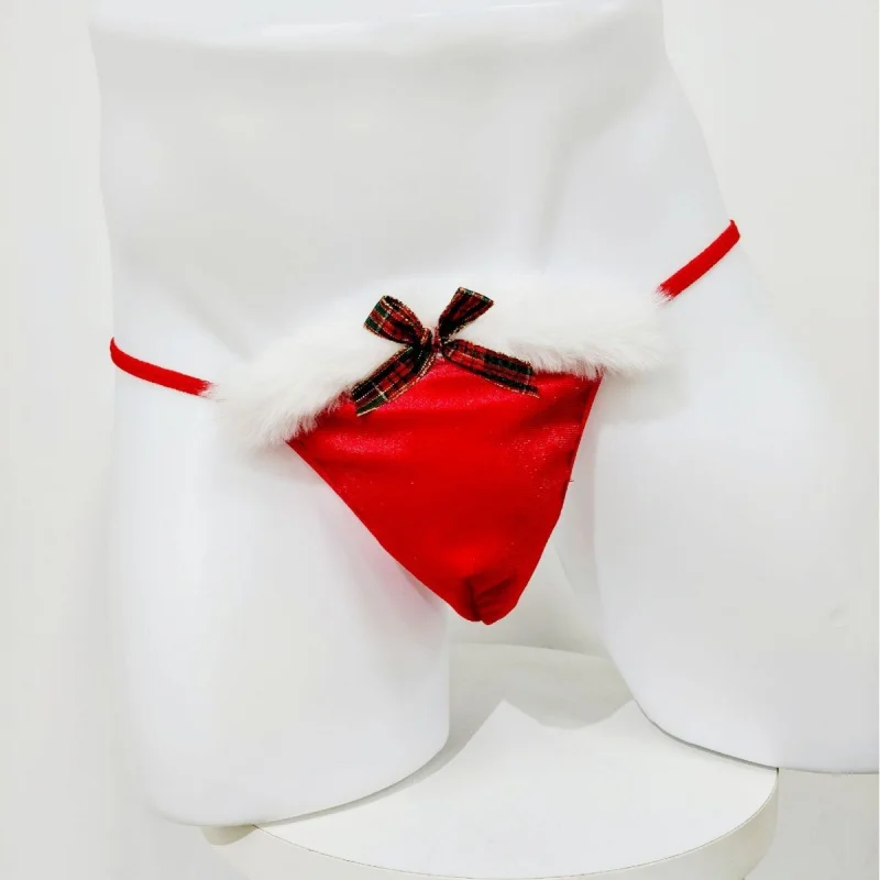Men's Christmas-themed sexy lingerie three-piece set, bunny girl open-crotch bikini revealing the buttocksTPants
Men's Christmas-themed sexy lingerie three-piece set, bunny girl open-crotch bikini revealing the buttocksTPants