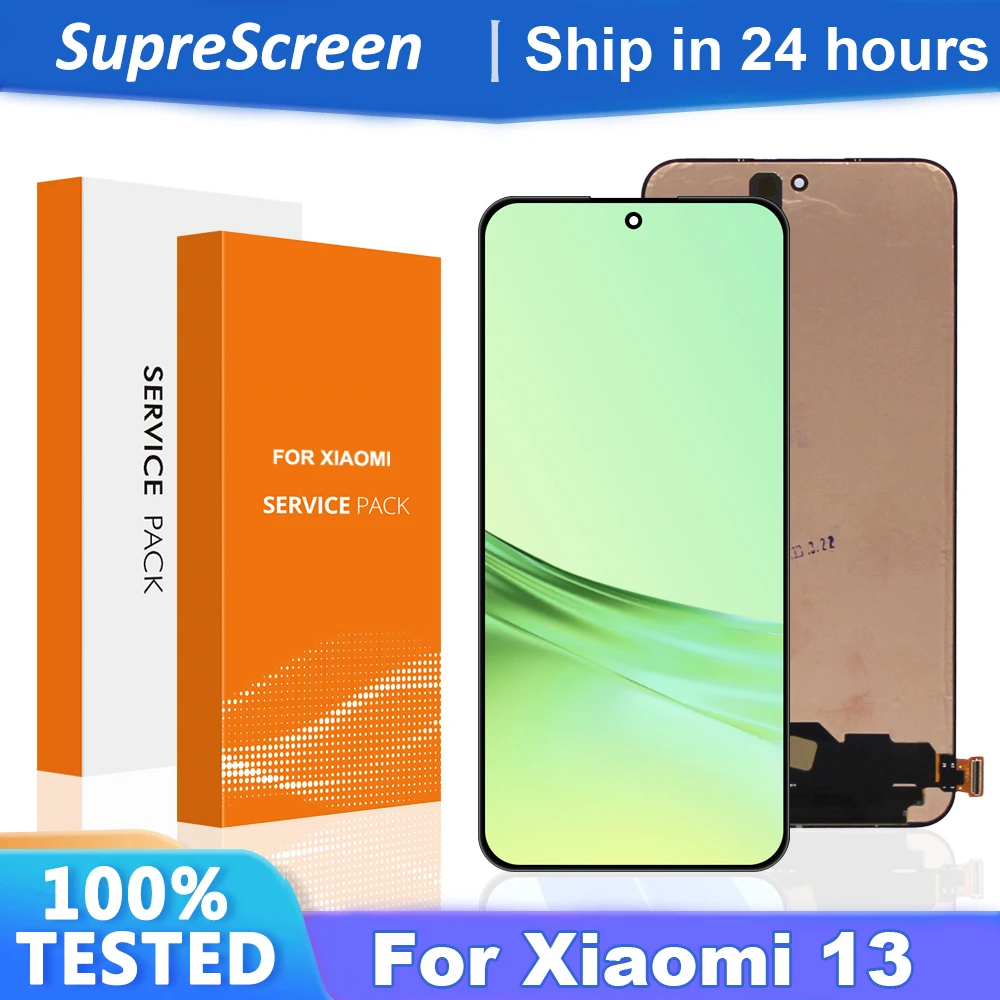 AMOLED для Xiaomi 13 mi13, ЖК-дисплей, преобразователь сенсорного экрана в сборе для Xiaomi Mi 13 2211133 Замена экрана дисплея C
AMOLED для Xiaomi 13 mi13, ЖК-дисплей, преобразователь сенсорного экрана в сборе для Xiaomi Mi 13 2211133 Замена экрана дисплея C