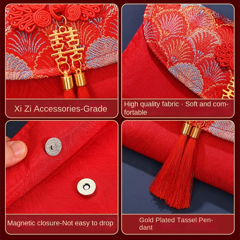 New Year Blessing Words Brocade Red Envelope Spring Festival Embroidery 2025 Money Pocket Best Wishes HongBao New Year Money Bag
New Year Blessing Words Brocade Red Envelope Spring Festival Embroidery 2025 Money Pocket Best Wishes HongBao New Year Money Bag