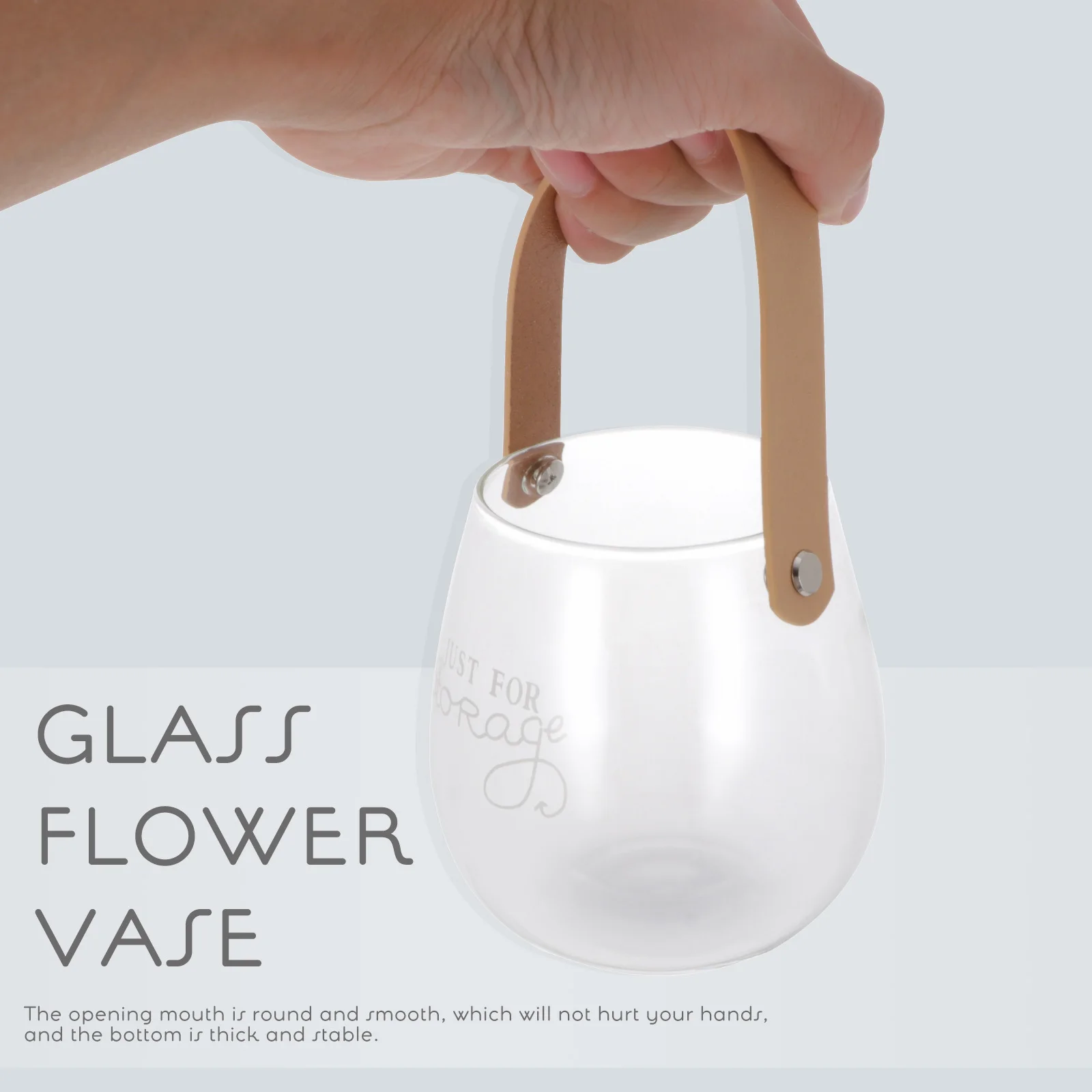 1Pcs Glass Flower Pot Rustic Handle Hanging Planter Suitable for Indoor Outdoor Garden Table Decoration
1Pcs Glass Flower Pot Rustic Handle Hanging Planter Suitable for Indoor Outdoor Garden Table Decoration