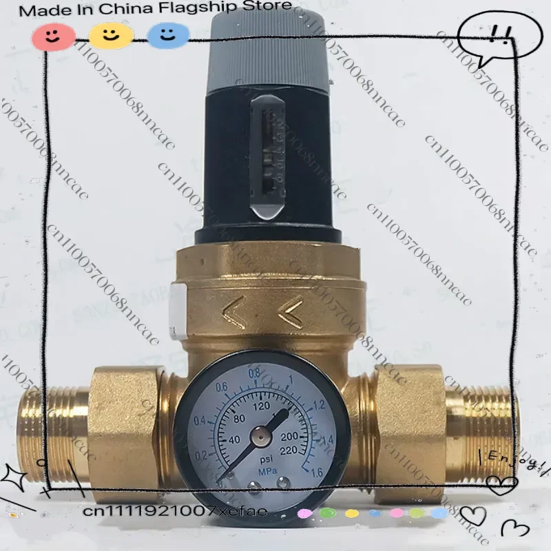 one pcs Brass Water Pressure Regulator Reducer DN25 Adjustable With Gauge Meter 0.1-1.6Mpa pressure reducing valve
one pcs Brass Water Pressure Regulator Reducer DN25 Adjustable With Gauge Meter 0.1-1.6Mpa pressure reducing valve