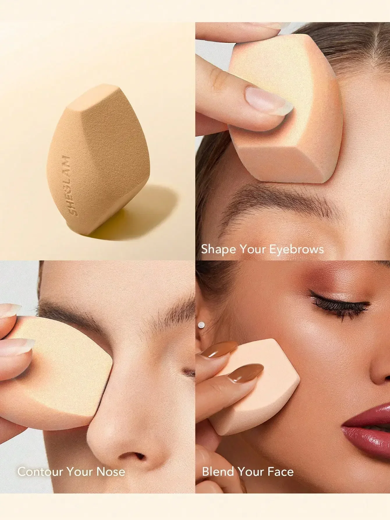 Multi-Faceted Makeup Sponge-Pink Soft Makeup Blender For Foundation Highlighter Contour Blending Quick Drying Beauty Makeup Tool
Multi-Faceted Makeup Sponge-Pink Soft Makeup Blender For Foundation Highlighter Contour Blending Quick Drying Beauty Makeup Tool