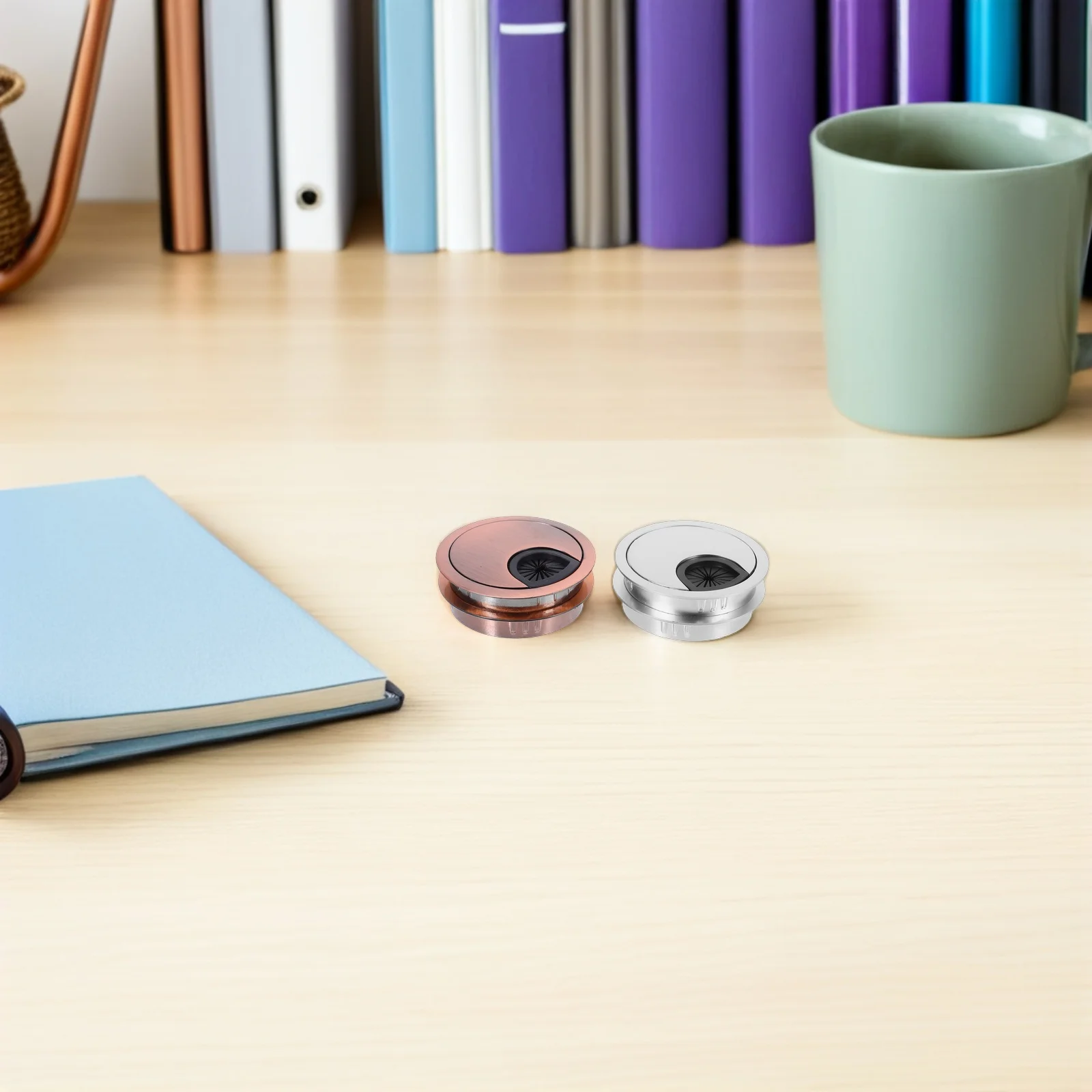 4pcs Desktop Wiring Hole Durable Zinc Alloy Cable Organizer Caps Cord Grommet for Office Home Wire Management Easy Install
4pcs Desktop Wiring Hole Durable Zinc Alloy Cable Organizer Caps Cord Grommet for Office Home Wire Management Easy Install